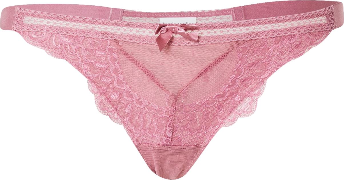 Hunkemöller Tanga starorůžová