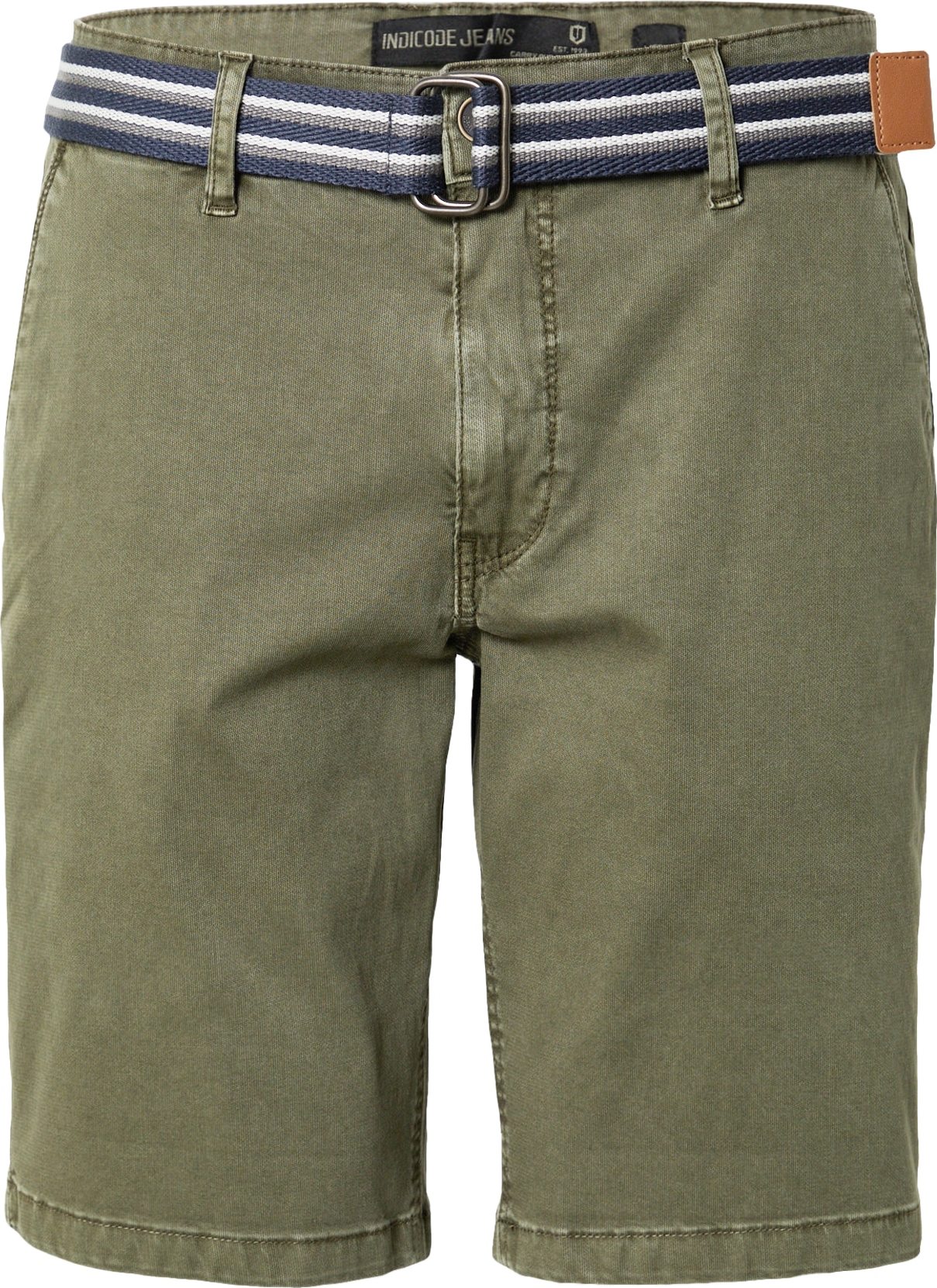 INDICODE JEANS Chino kalhoty 'Cunning' olivová