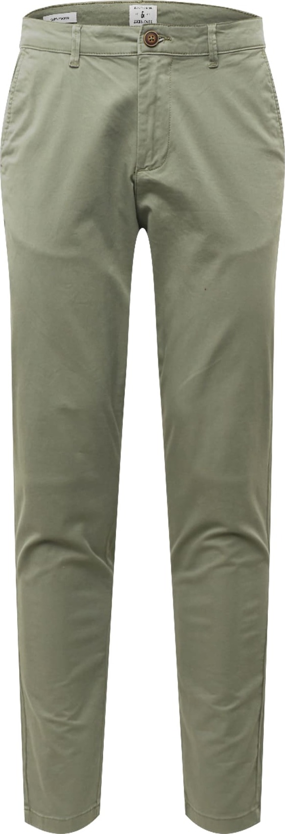 JACK & JONES Chino kalhoty 'Marco Dave' olivová