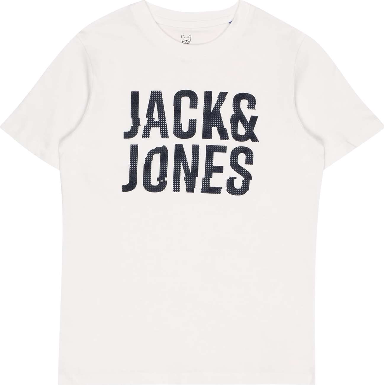 Jack & Jones Junior Tričko 'ARTHURS' černá / bílá