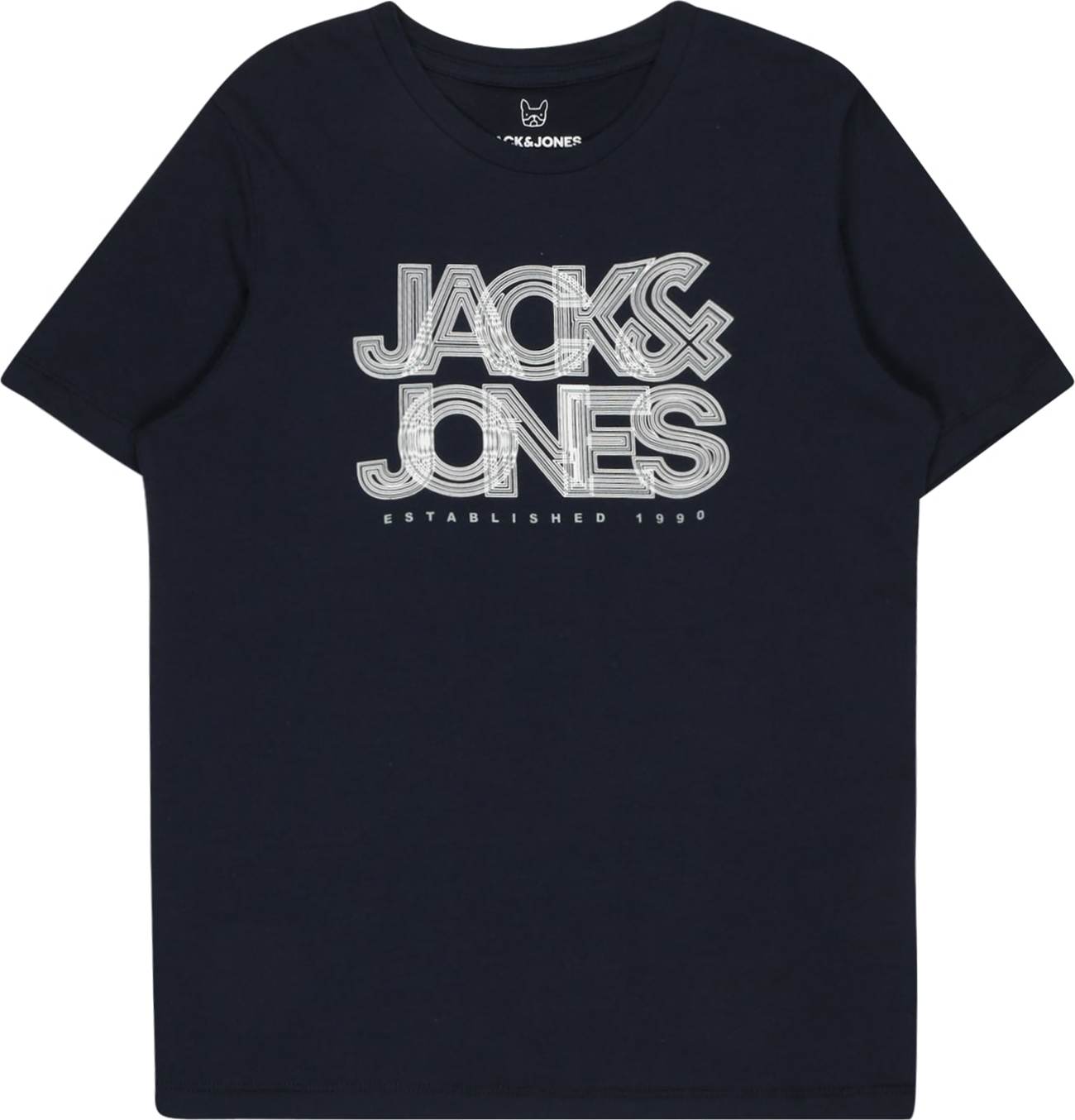 Jack & Jones Junior Tričko 'Booster' námořnická modř / bílá