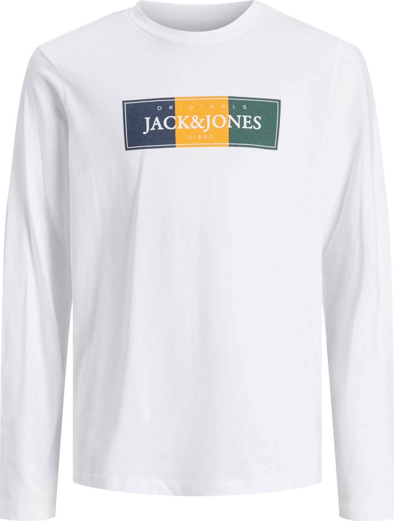 Jack & Jones Junior Tričko 'Codyy Tee' modrá / žlutá / zelená / bílá