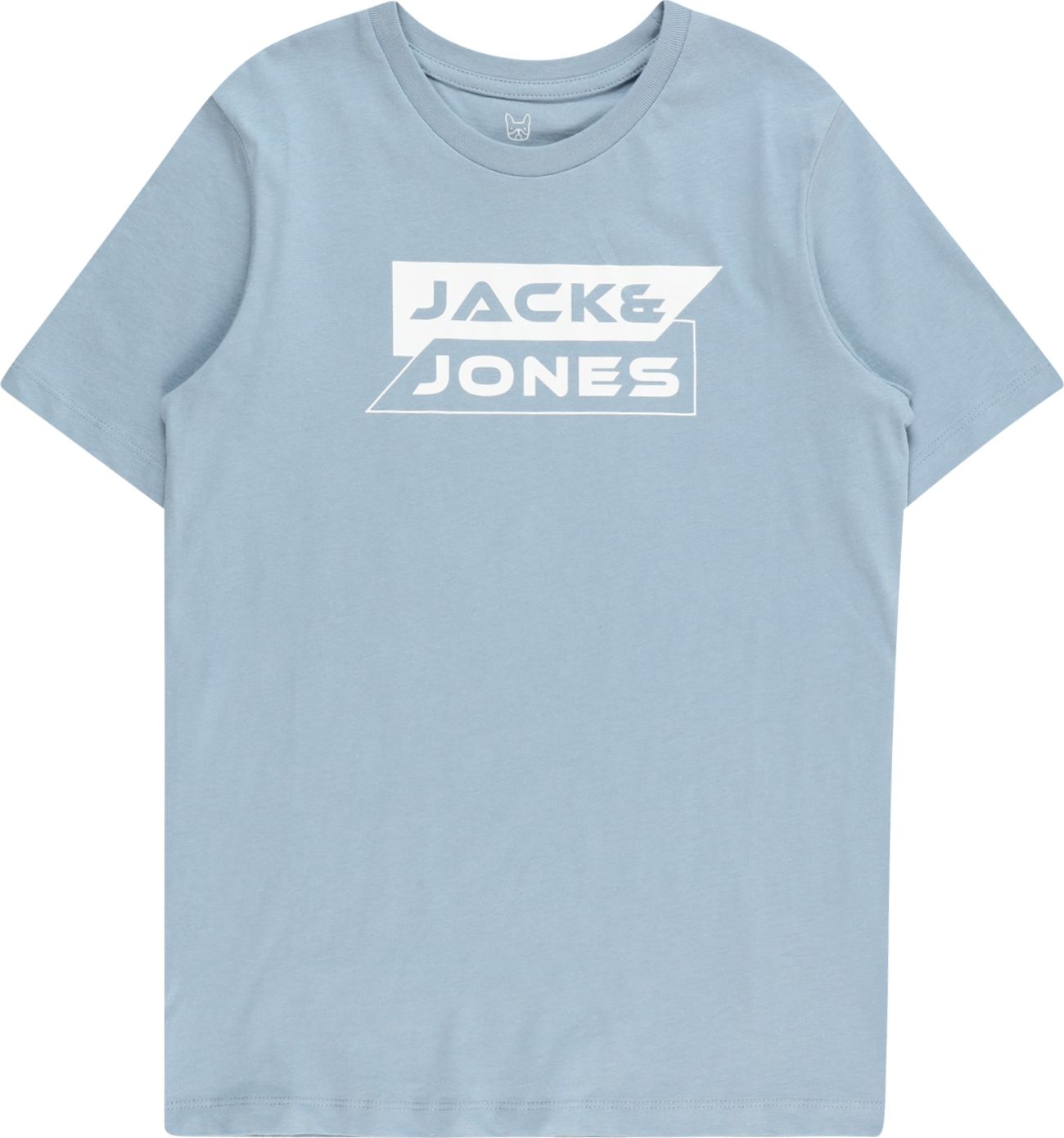 Jack & Jones Junior Tričko 'SHEAR' kouřově modrá / bílá