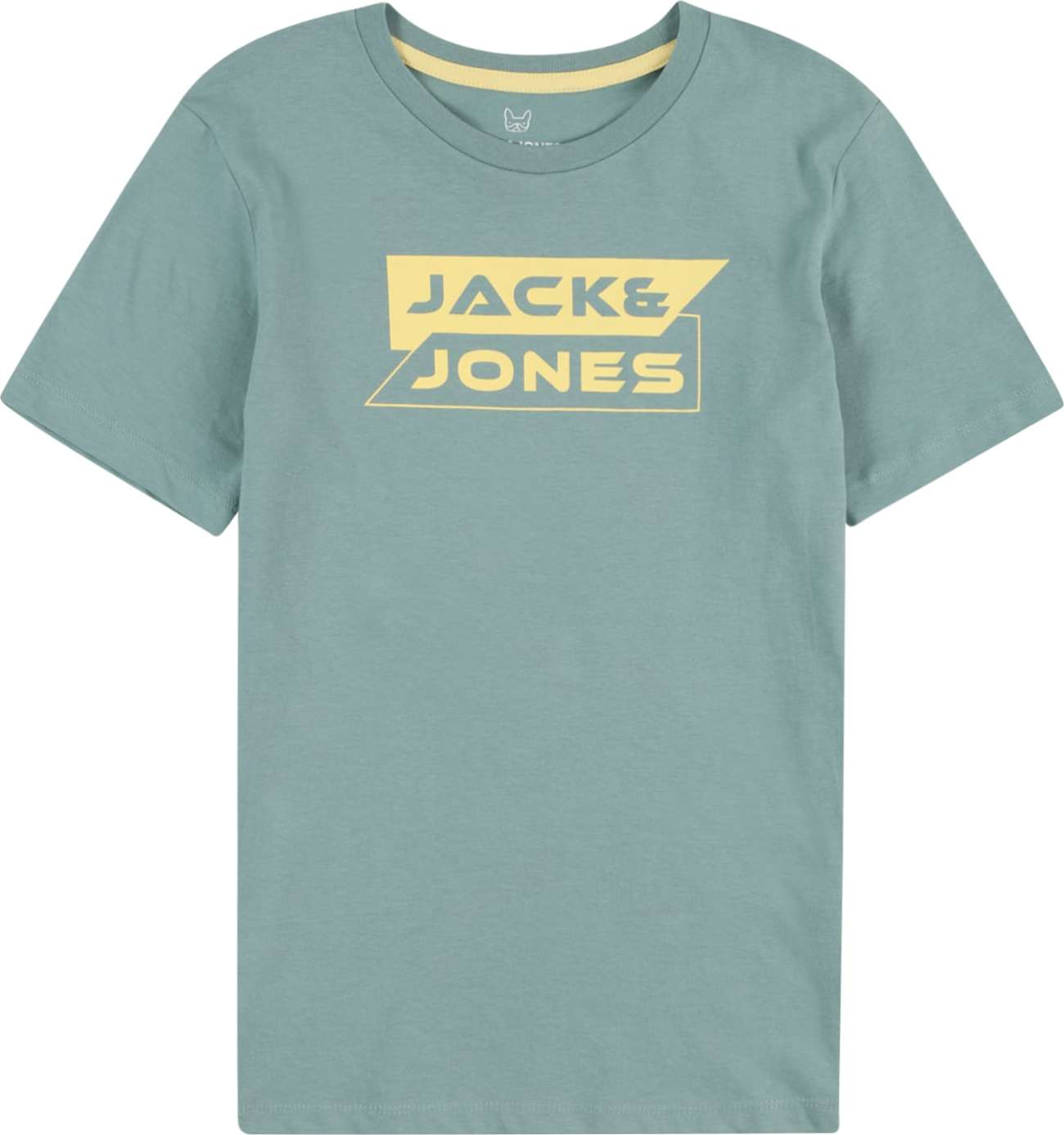 Jack & Jones Junior Tričko 'SHEAR' světle žlutá / nefritová