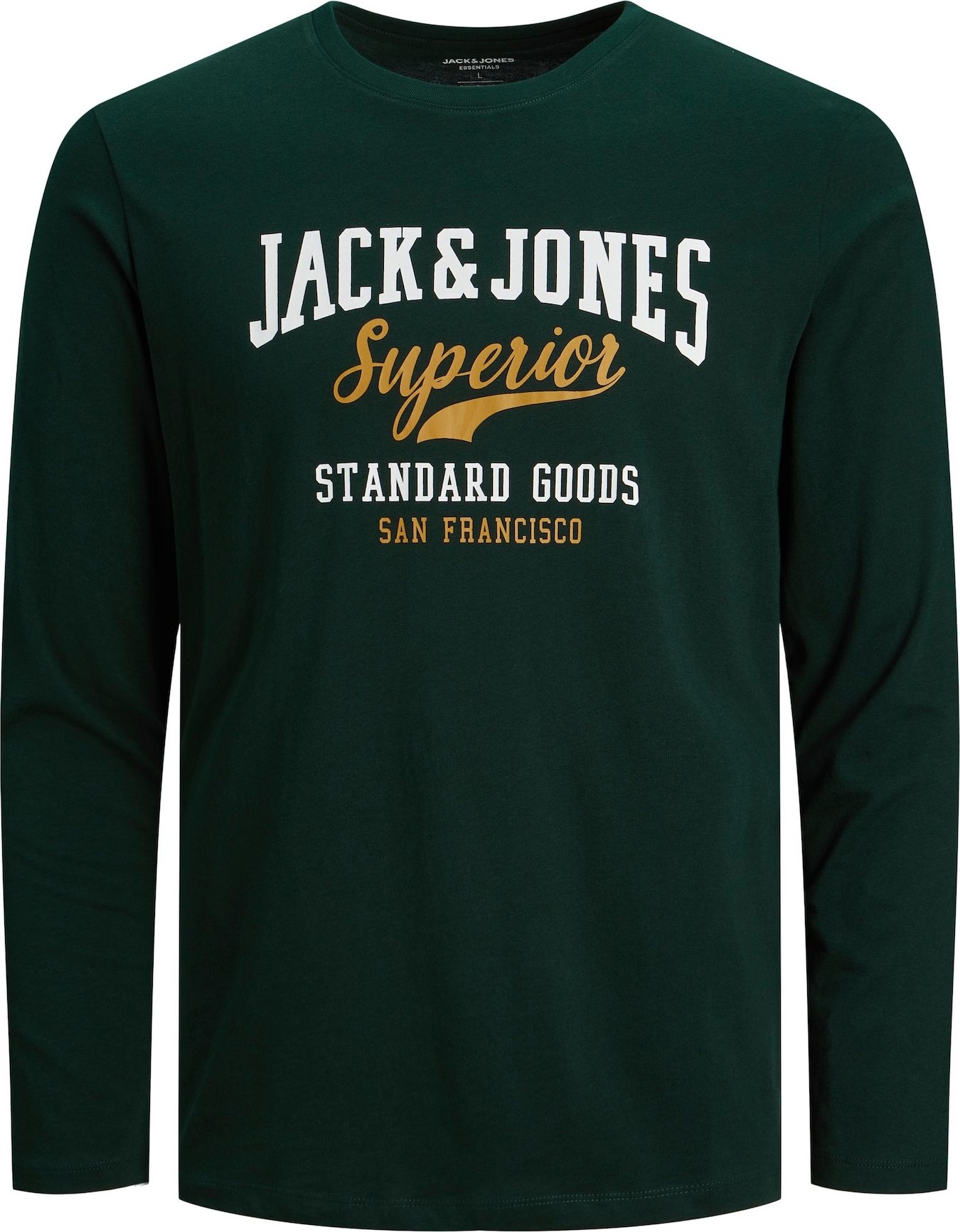 Jack & Jones Junior Tričko žlutá / zelená / bílá