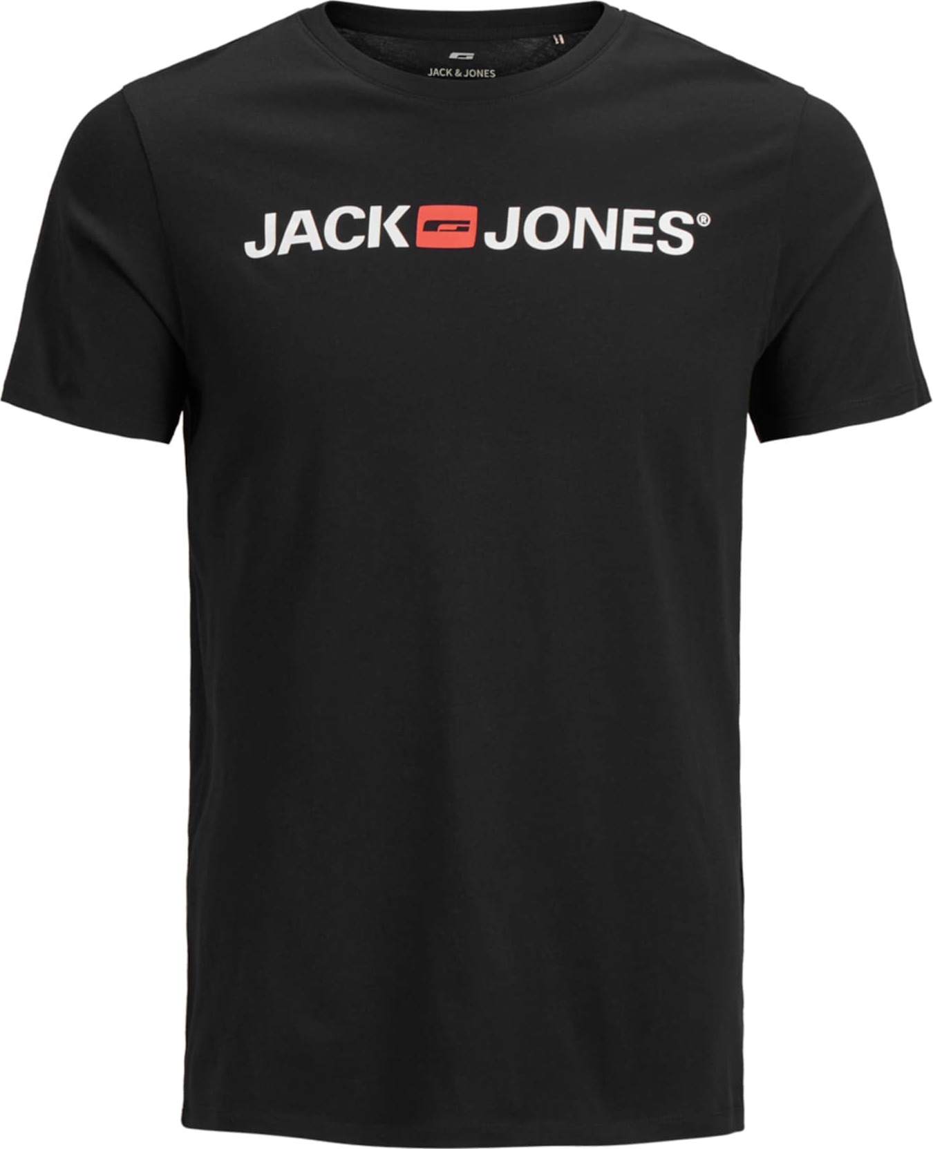 JACK & JONES Tričko červená / černá / bílá