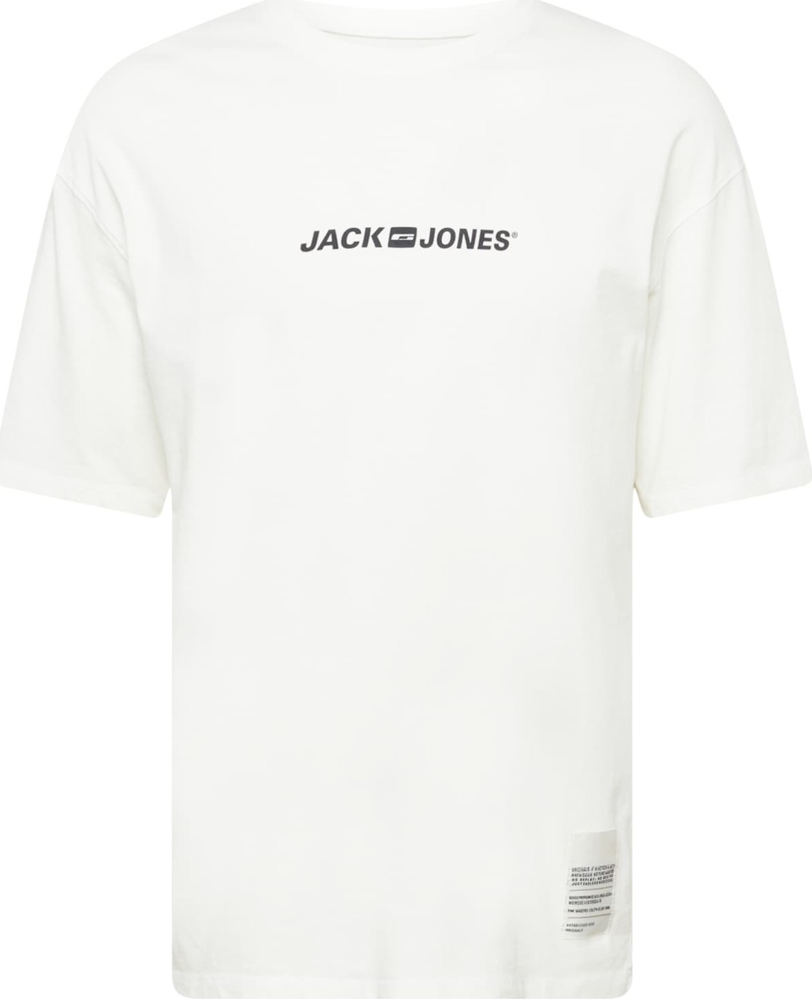 JACK & JONES Tričko 'REMEMBER' černá / bílá