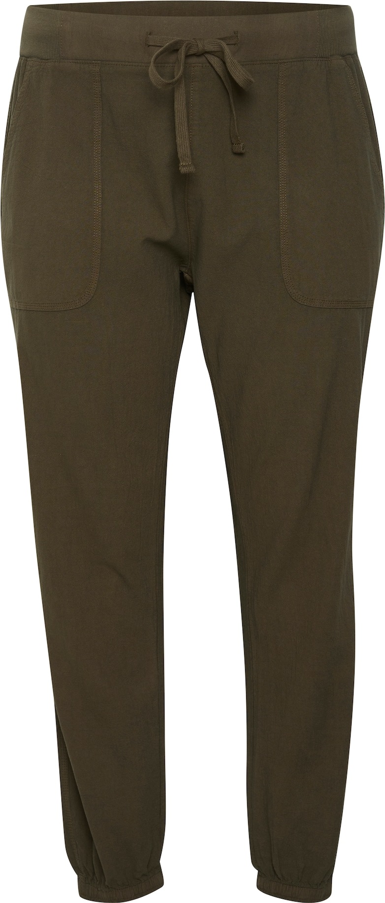 KAFFE CURVE Kalhoty 'Nana' khaki