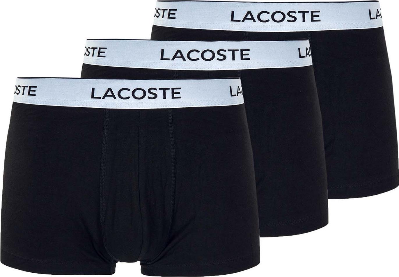 LACOSTE Boxerky černá / bílá