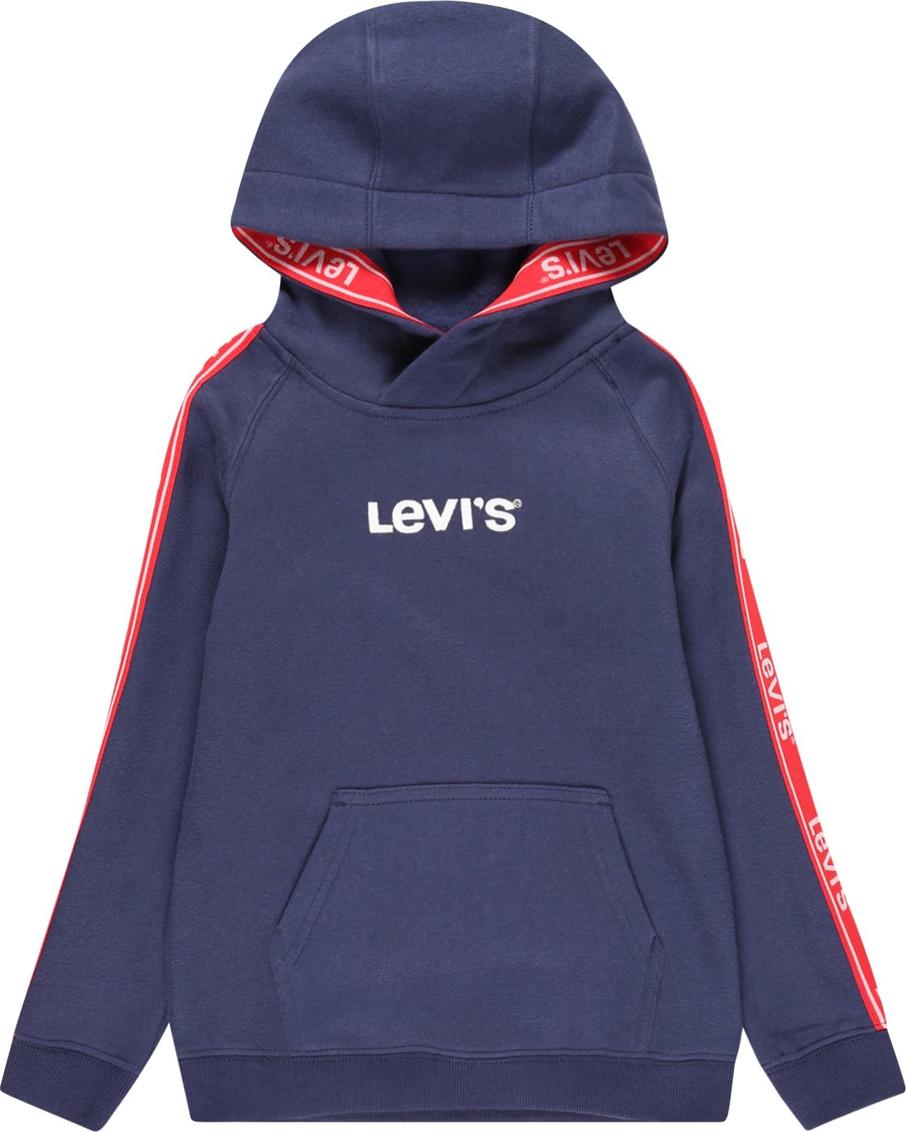 LEVI'S Mikina marine modrá / jasně červená / bílá