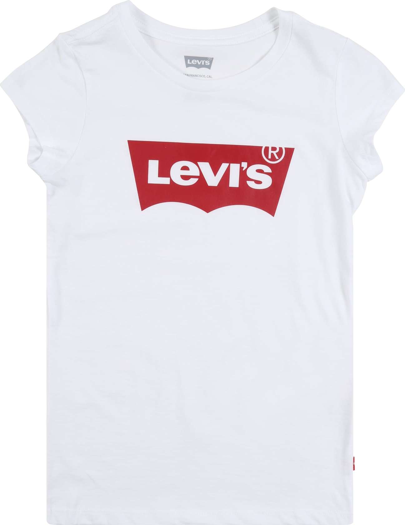 LEVI'S Tričko 'Batwing' červená / bílá