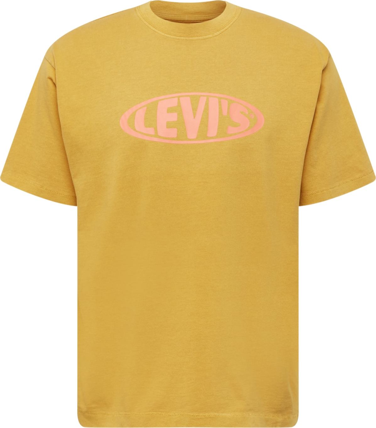 LEVI'S Tričko hořčicová / pastelově oranžová