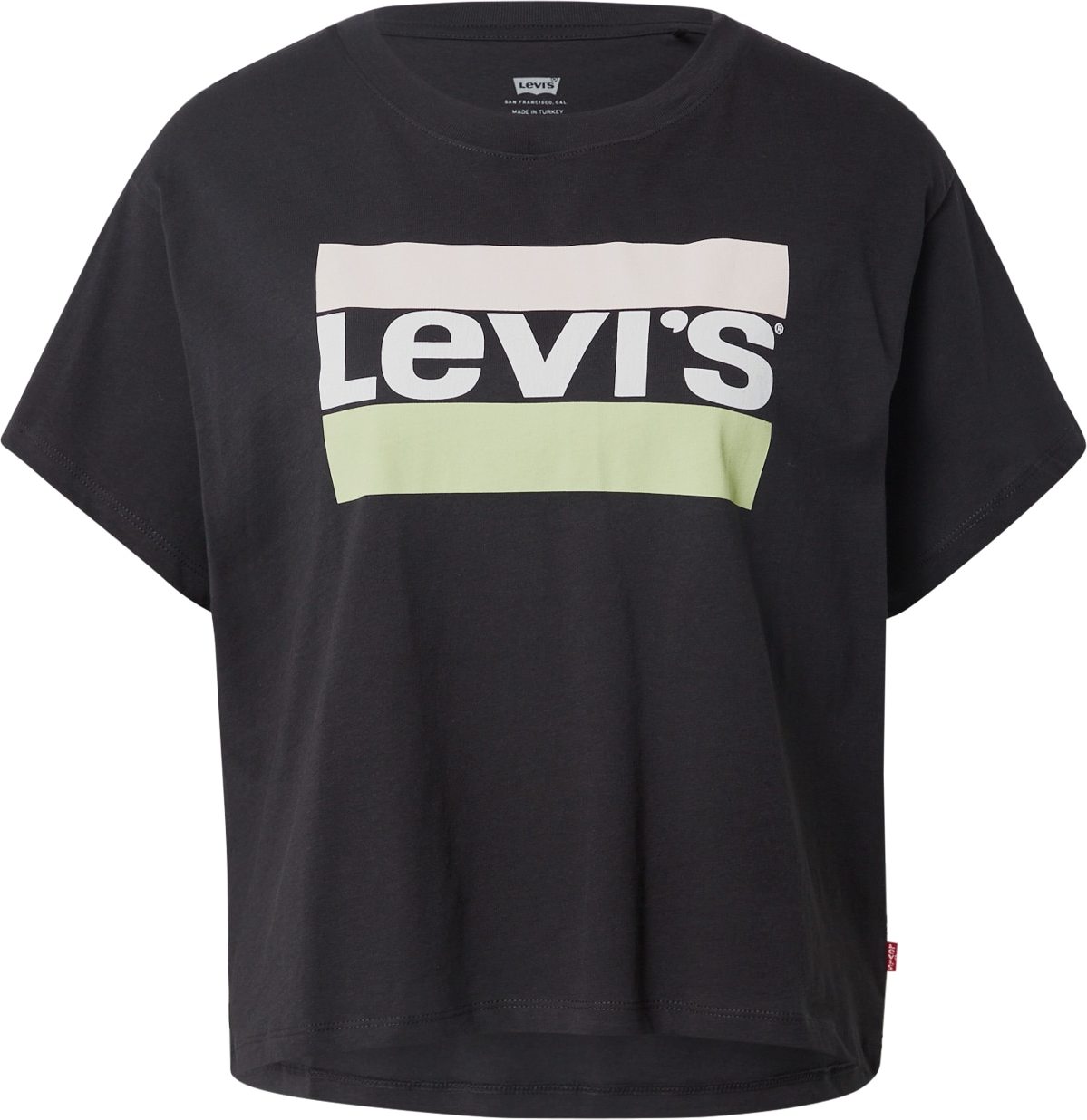 LEVI'S Tričko 'VARSITY' noční modrá / zelená / bílá