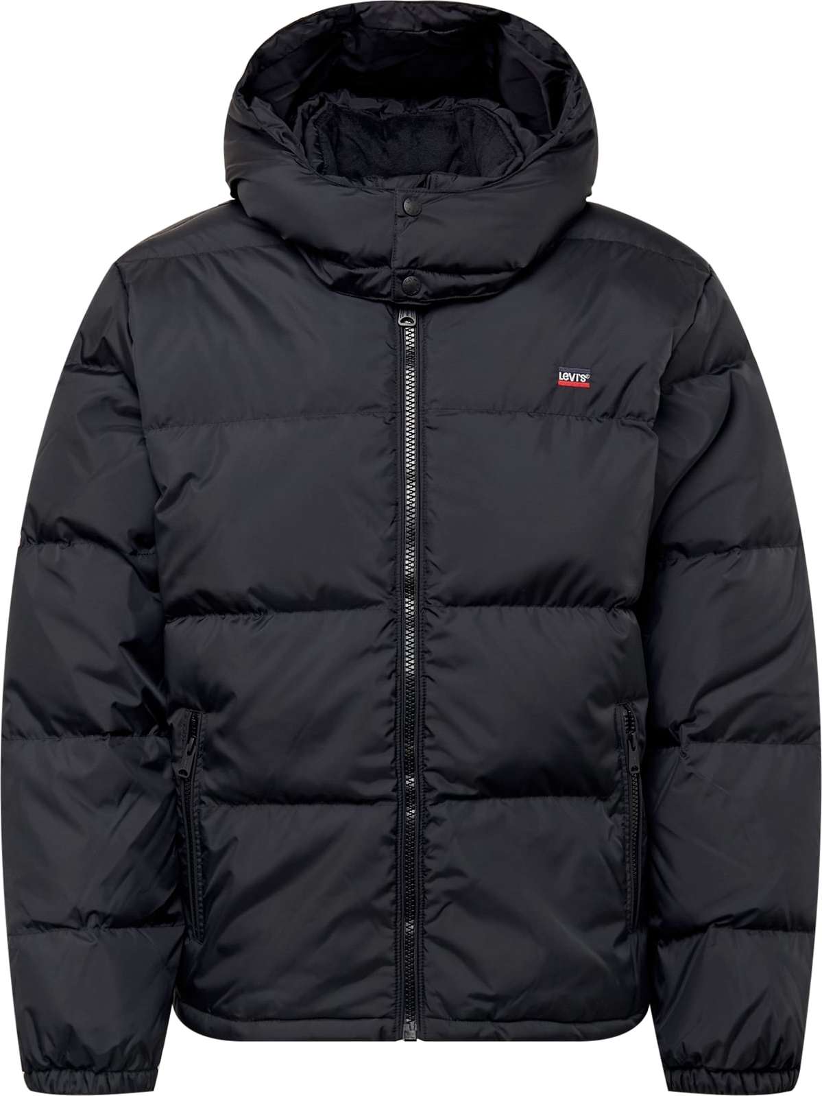 LEVI'S Zimní bunda 'HOODED FILLMORE SHRT JKT BLACKS' černá