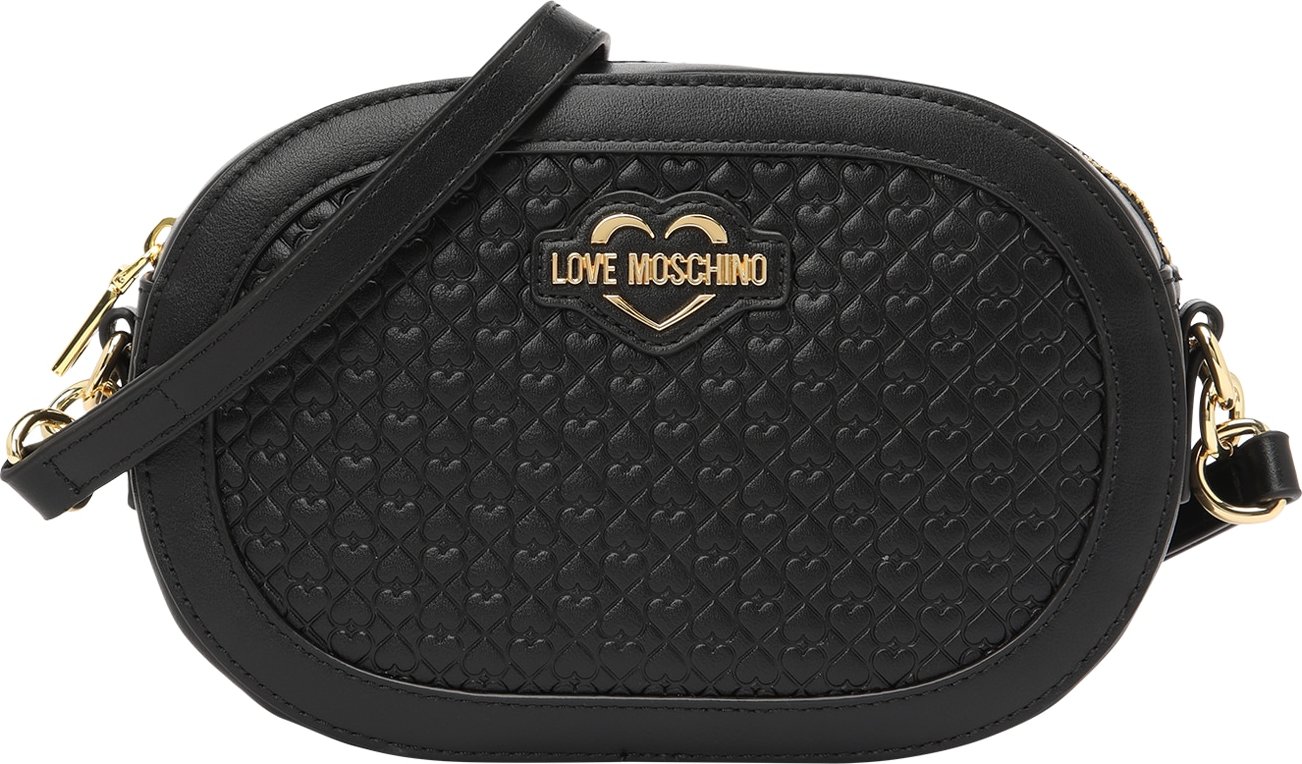 Love Moschino Taška přes rameno zlatá / černá