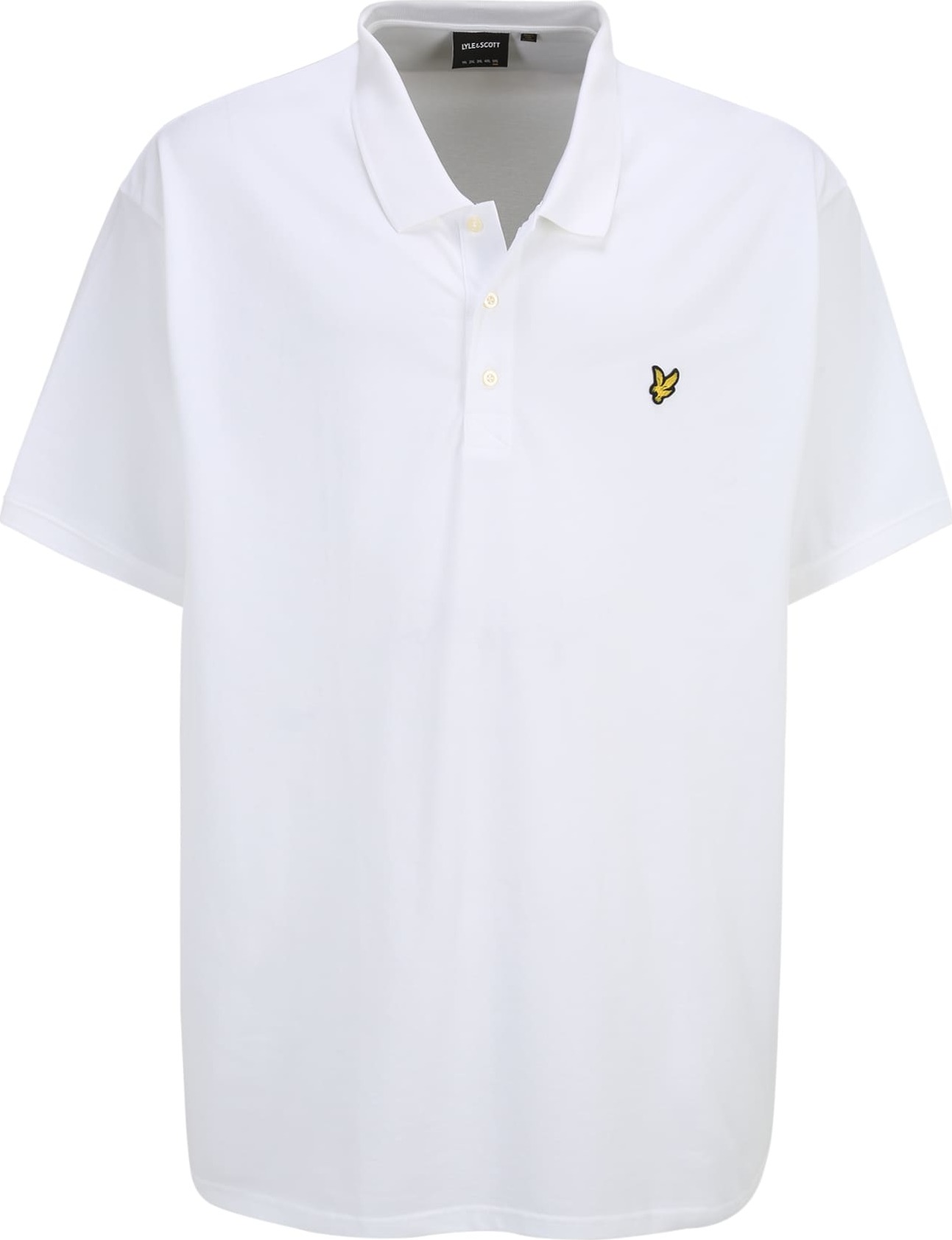 Lyle & Scott Big&Tall Tričko zlatě žlutá / černá / bílá