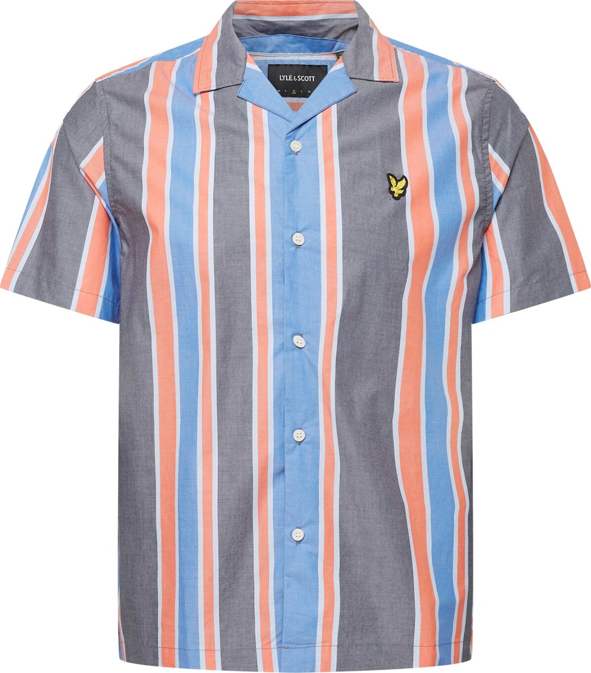 Lyle & Scott Košile 'Resort' modrá / žlutá / šedá / červená / černá / bílá