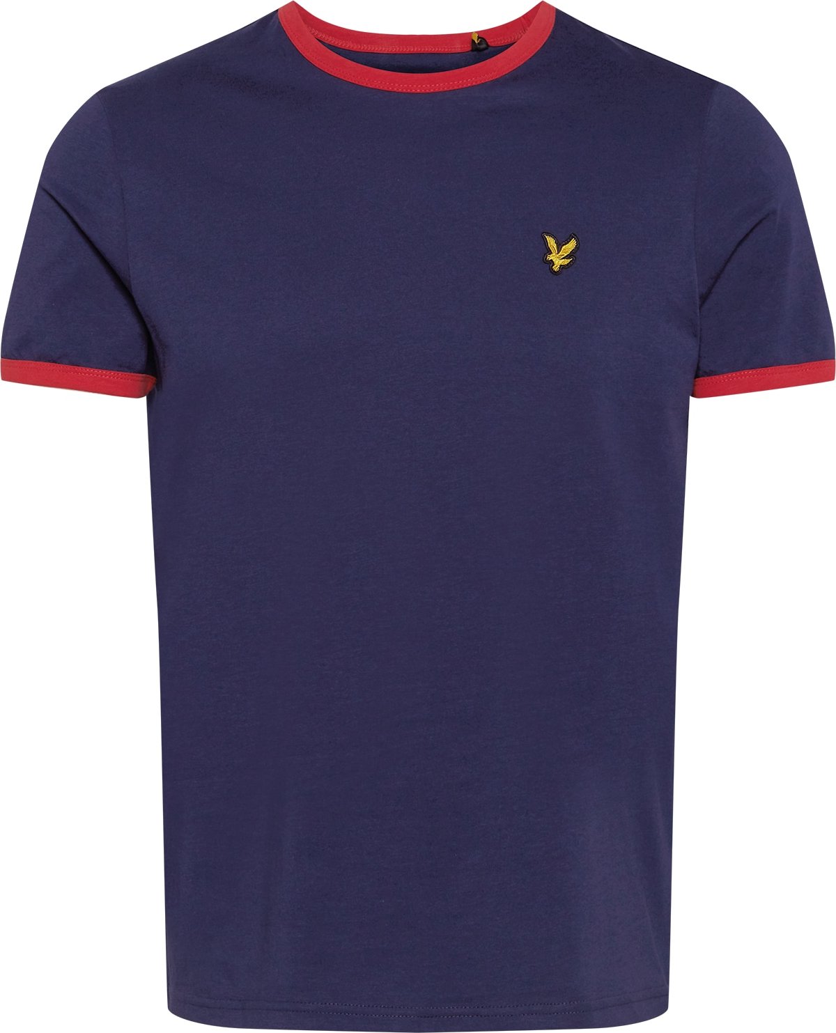 Lyle & Scott Tričko 'Ringer' námořnická modř / žlutá / červená