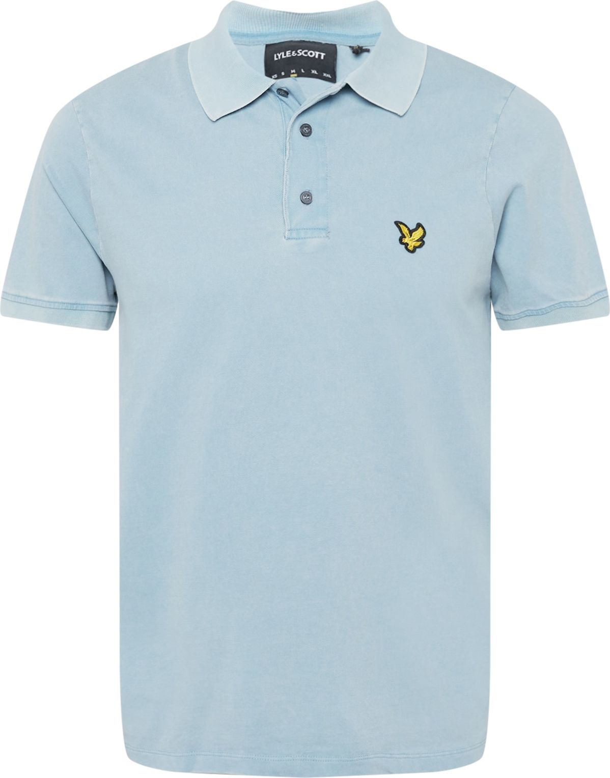 Lyle & Scott Tričko světlemodrá / žlutá