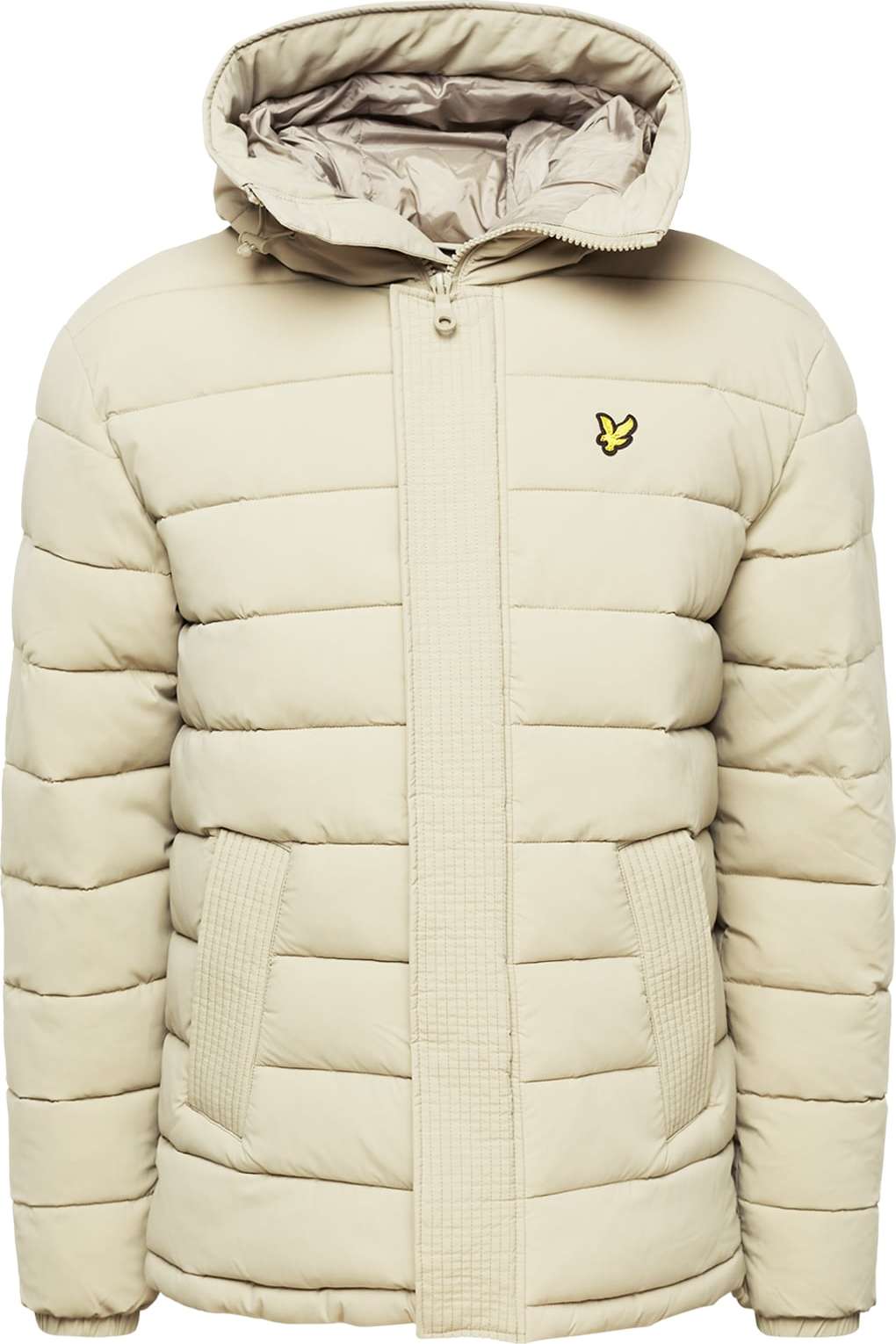 Lyle & Scott Zimní bunda žlutá / pastelově zelená / černá