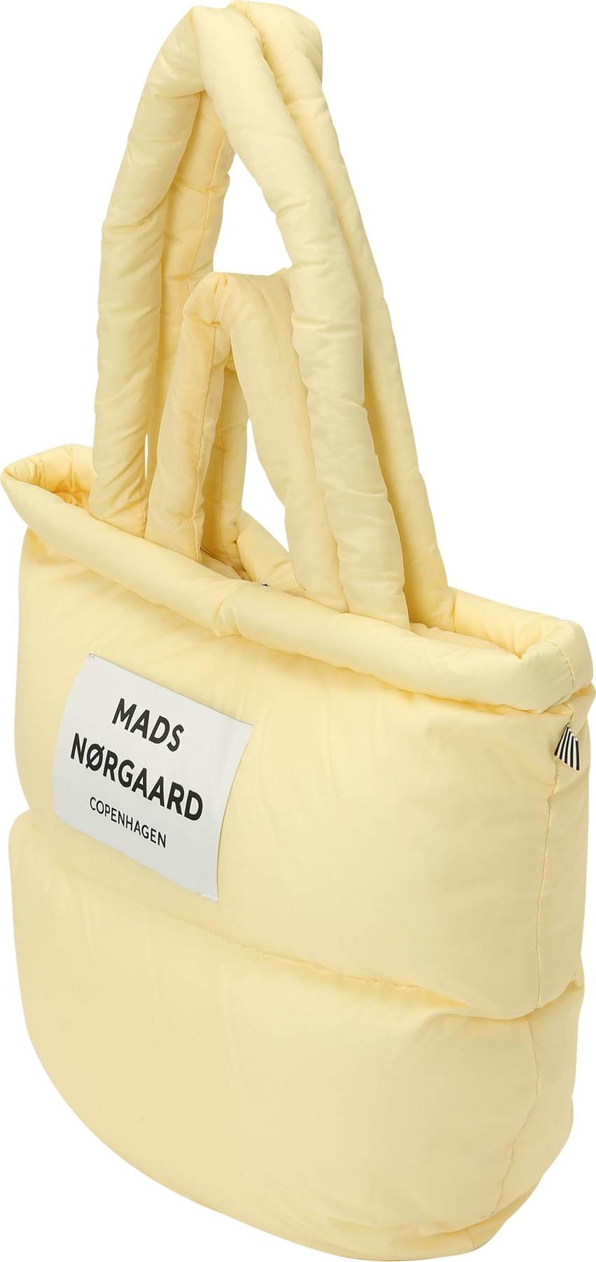 MADS NORGAARD COPENHAGEN Nákupní taška champagne / černá / offwhite