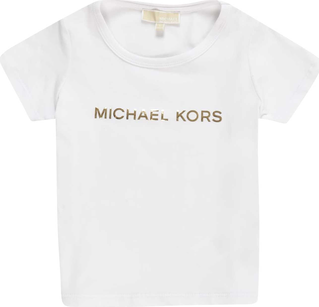 Michael Kors Kids Tričko zlatě žlutá / bílá