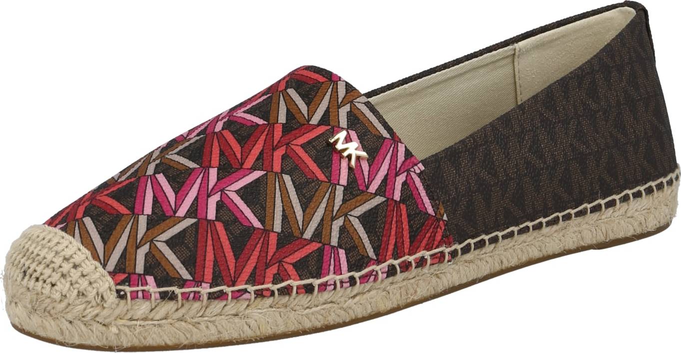 MICHAEL Michael Kors Espadrilky 'KENDRICK' hnědá / mix barev