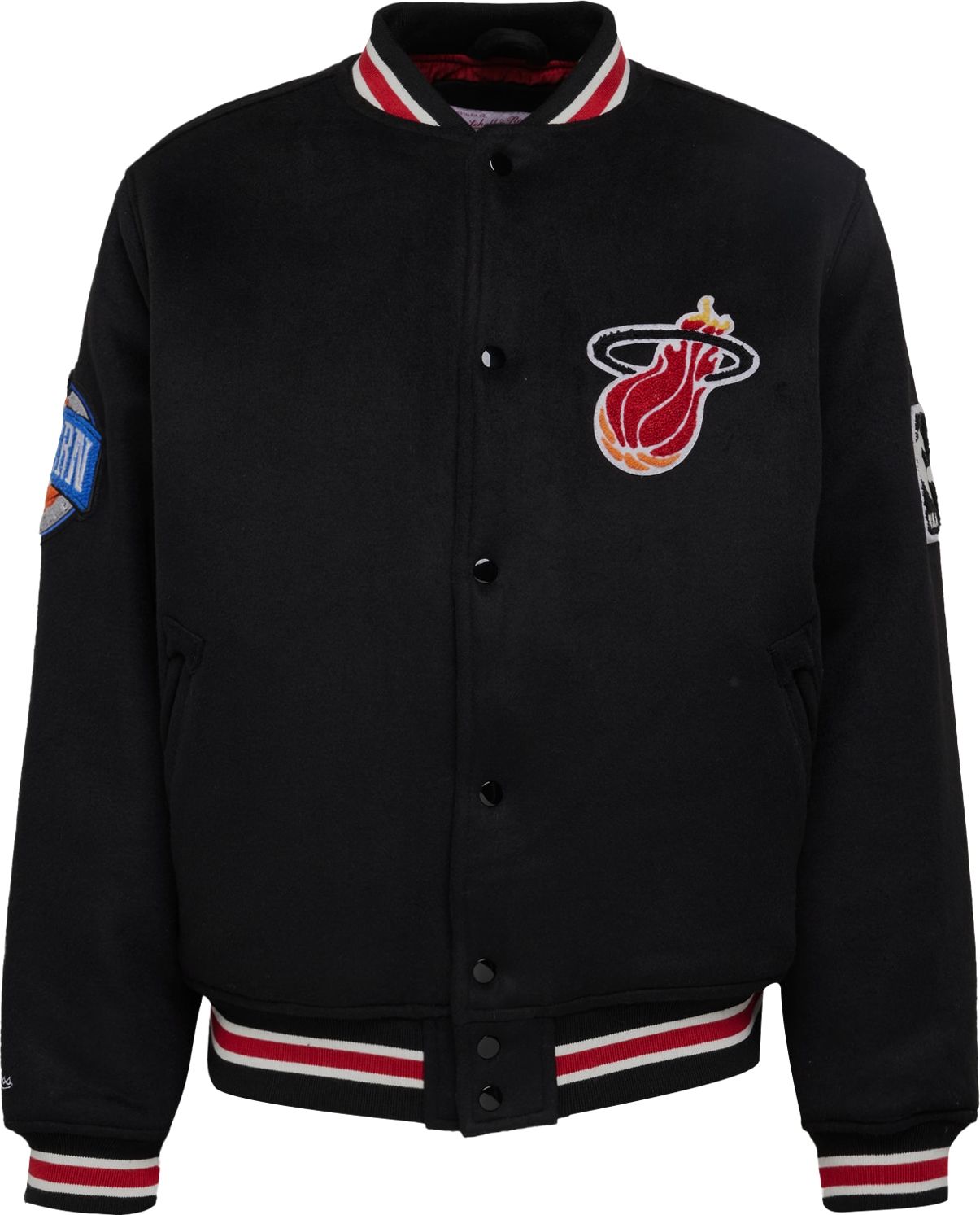 Mitchell & Ness Přechodná bunda modrá / červená / černá / bílá