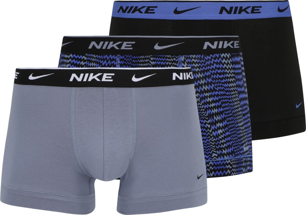 NIKE Sportovní spodní prádlo modrá / chladná modrá / černá / bílá