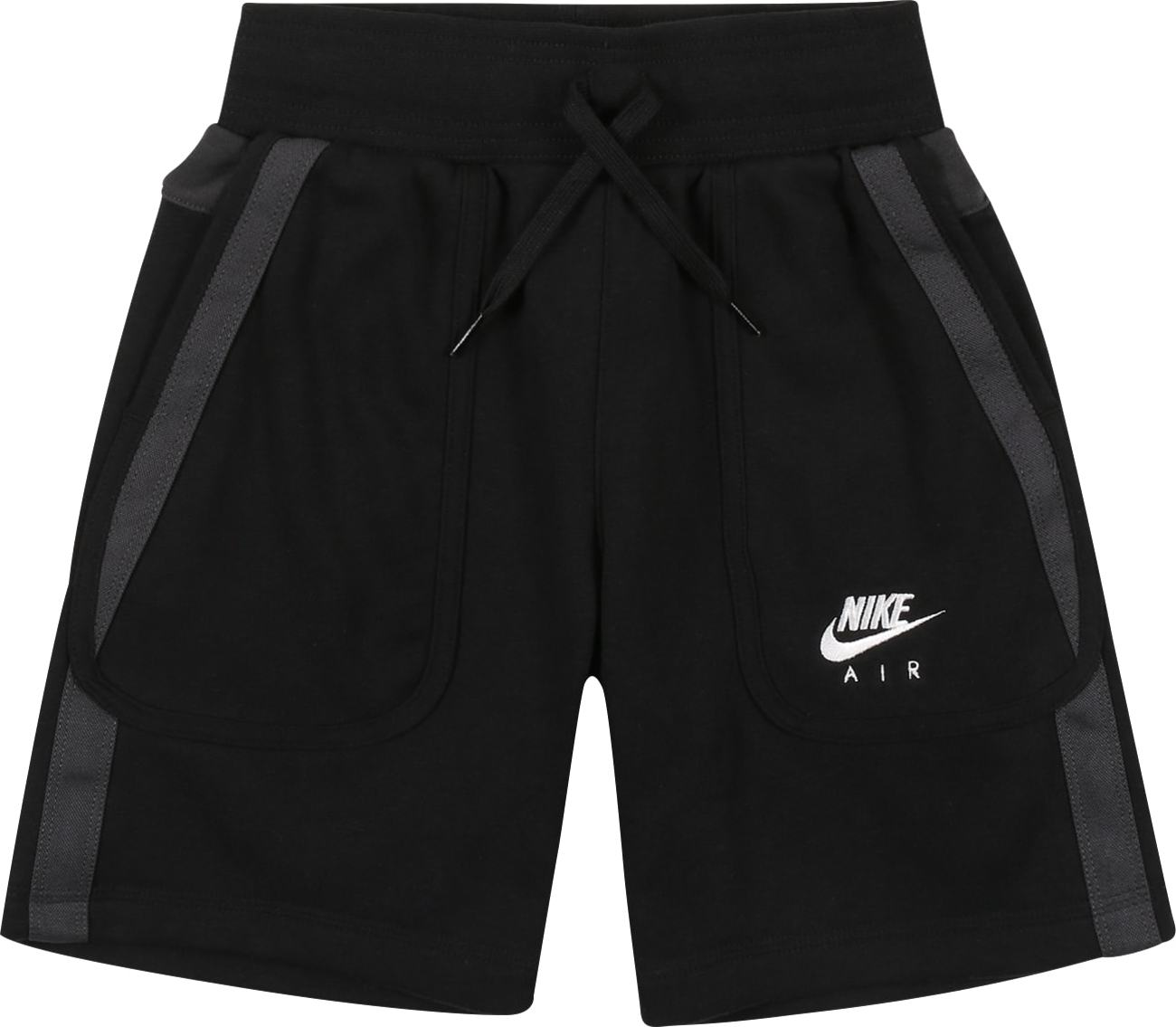 Nike Sportswear Kalhoty šedá / černá