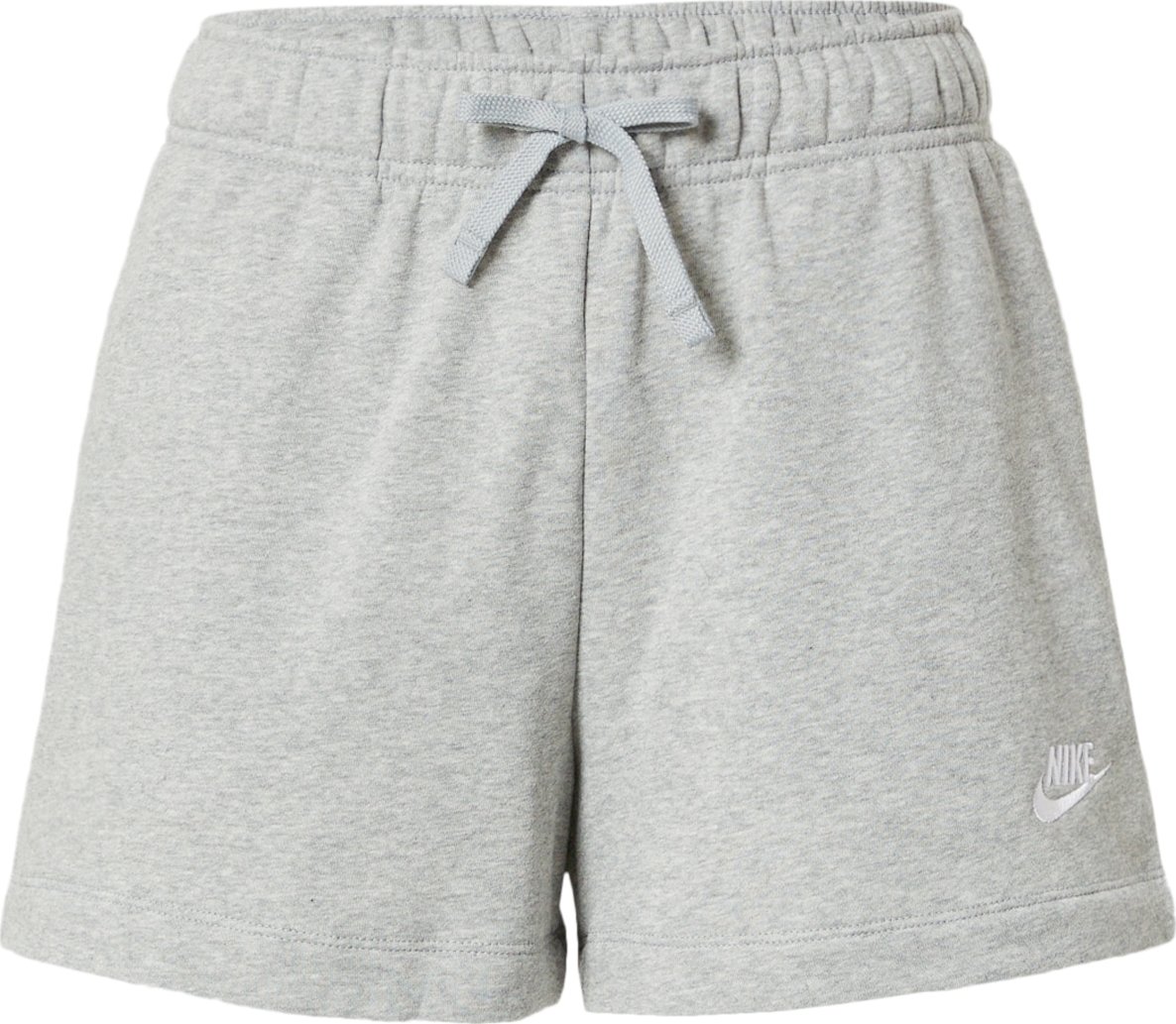 Nike Sportswear Kalhoty šedý melír / bílá