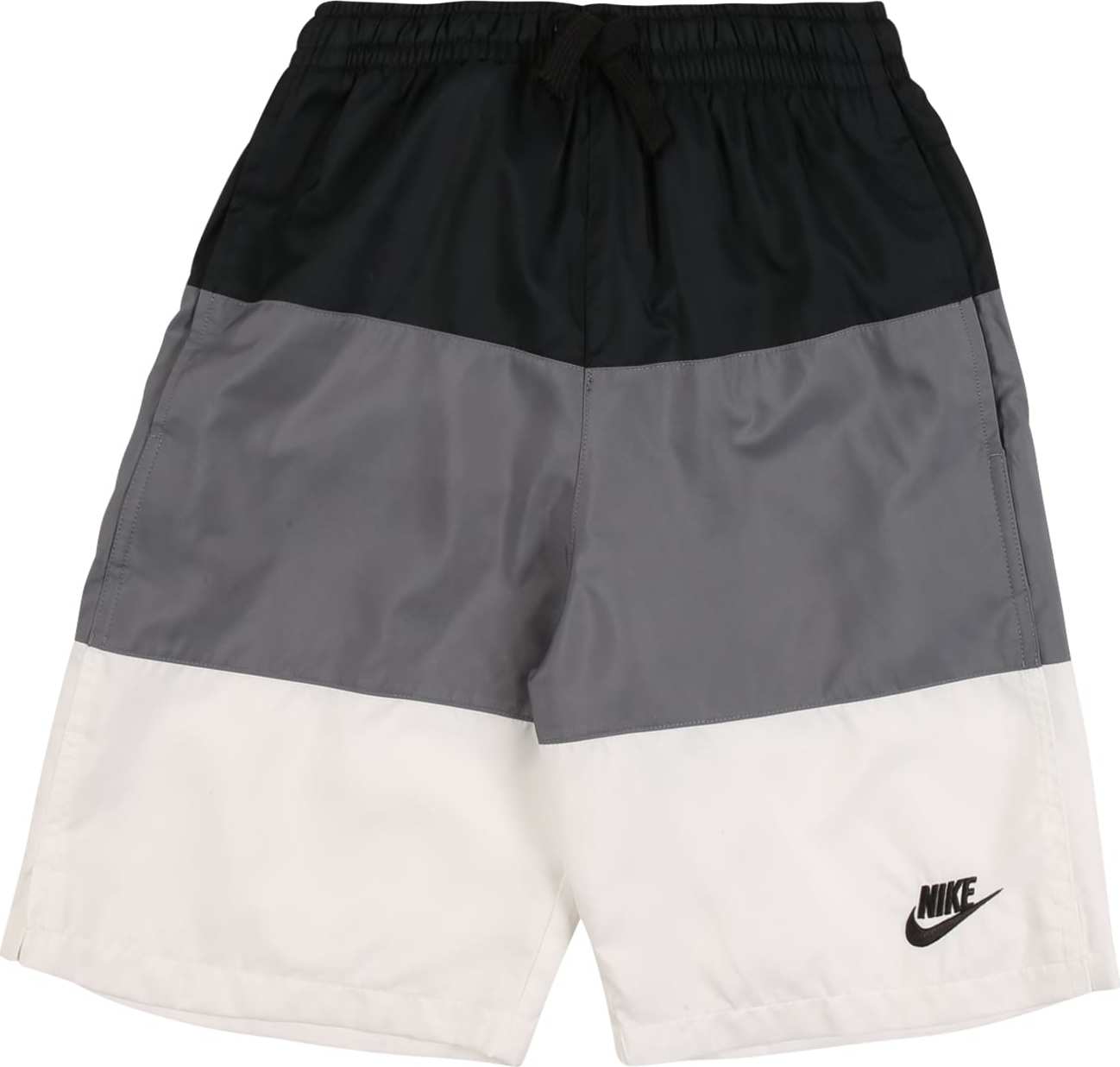 Nike Sportswear Kalhoty tmavě šedá / černá / bílá