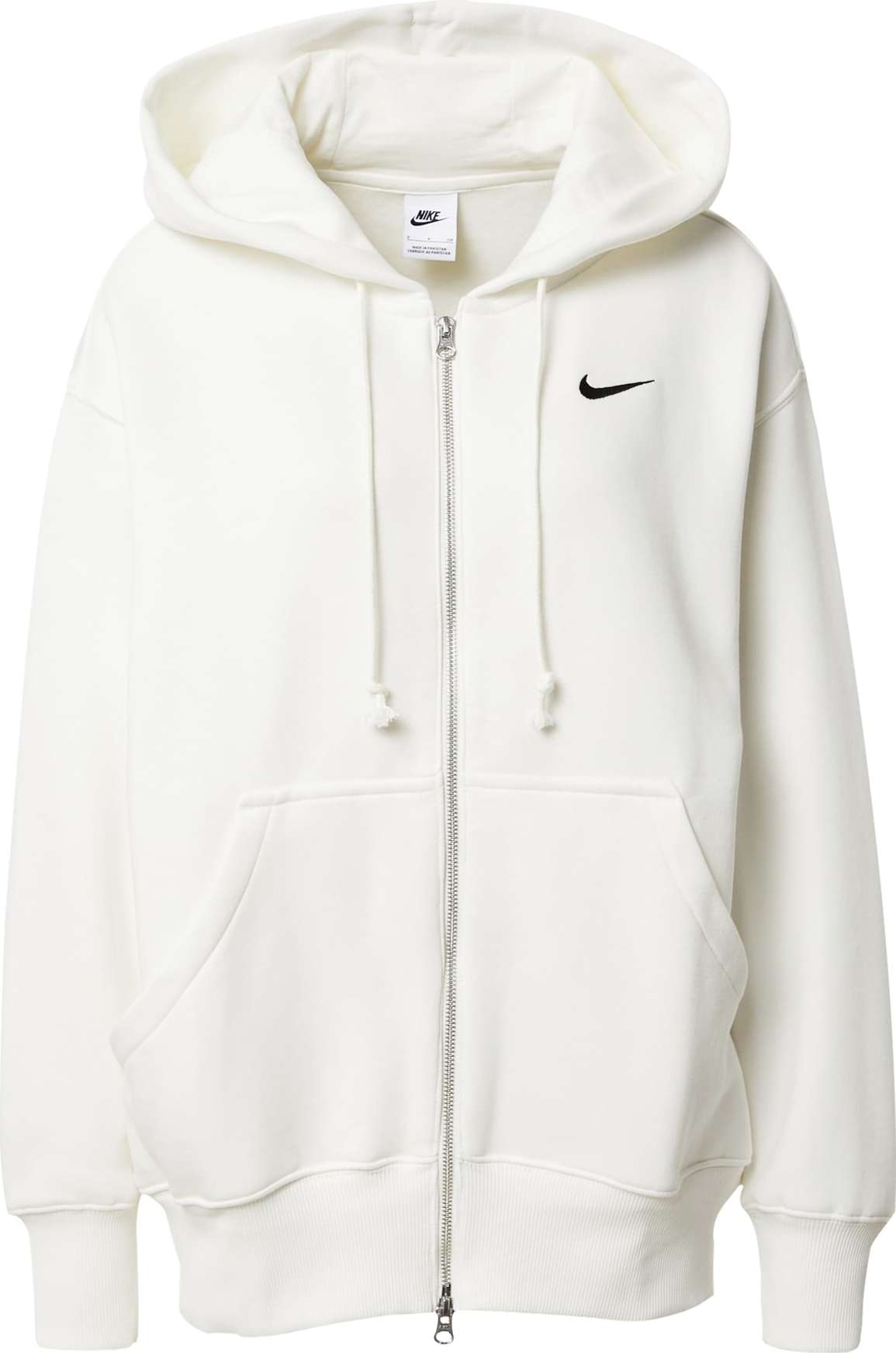 Nike Sportswear Mikina černá / barva vaječné skořápky