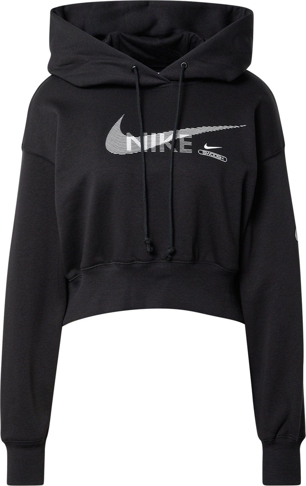 Nike Sportswear Mikina černá / bílá