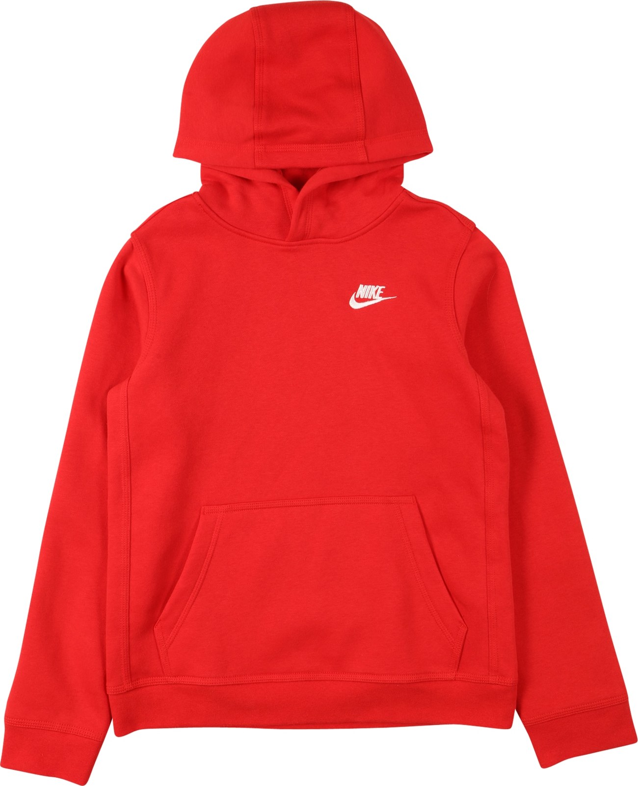 Nike Sportswear Mikina červená / bílá