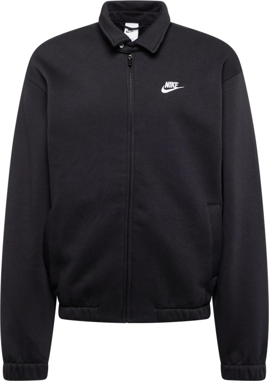 Nike Sportswear Mikina 'HARRINGTON' černá / bílá