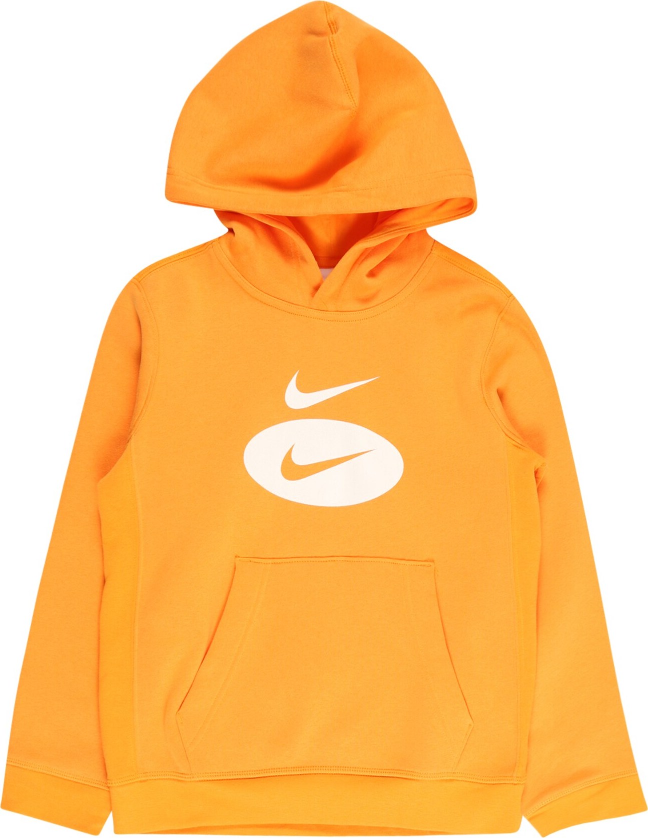 Nike Sportswear Mikina oranžová / bílá