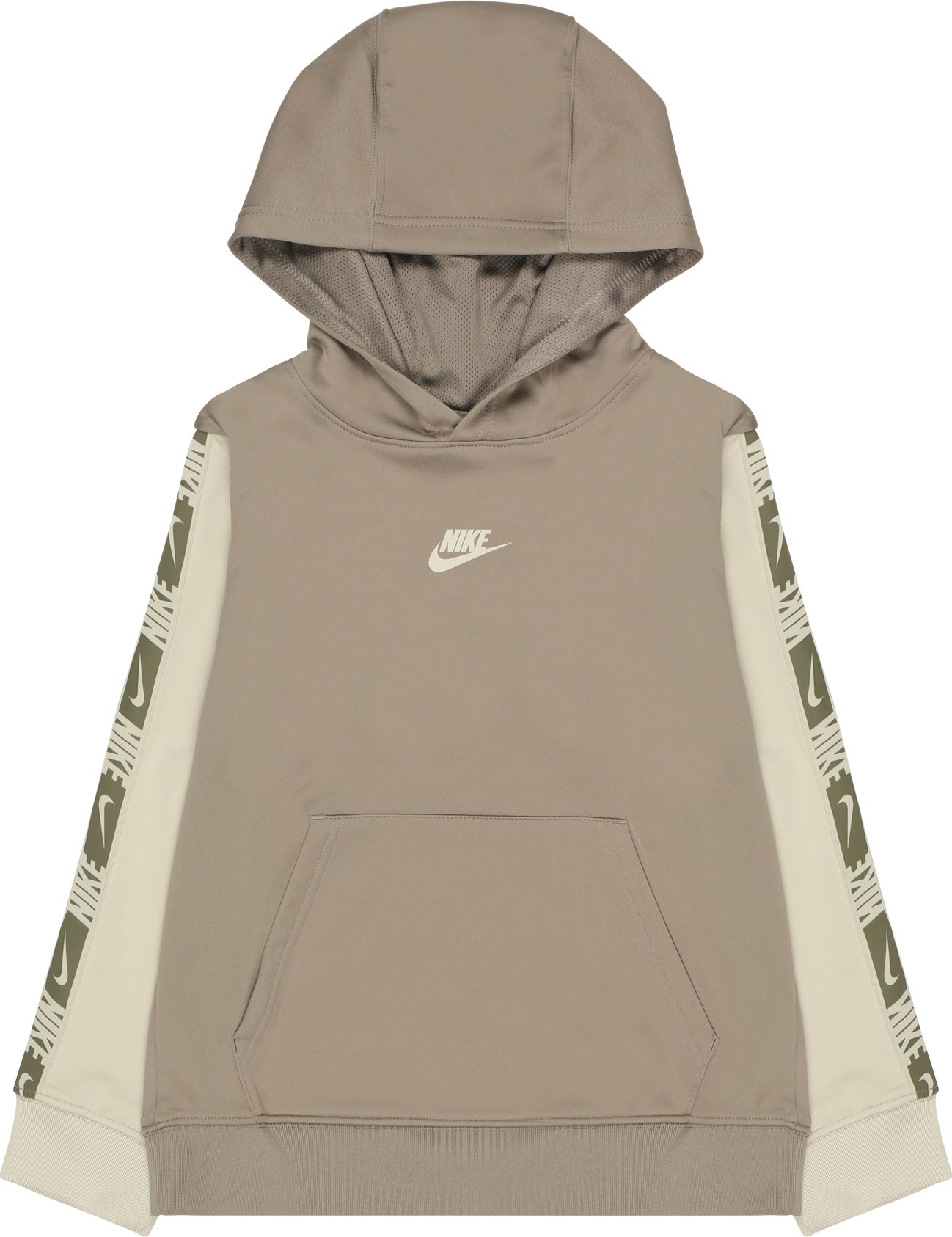 Nike Sportswear Mikina režná / olivová / černá