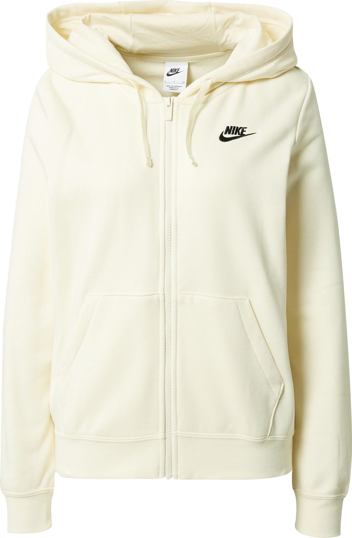 Nike Sportswear Mikina černá / barva bílé vlny