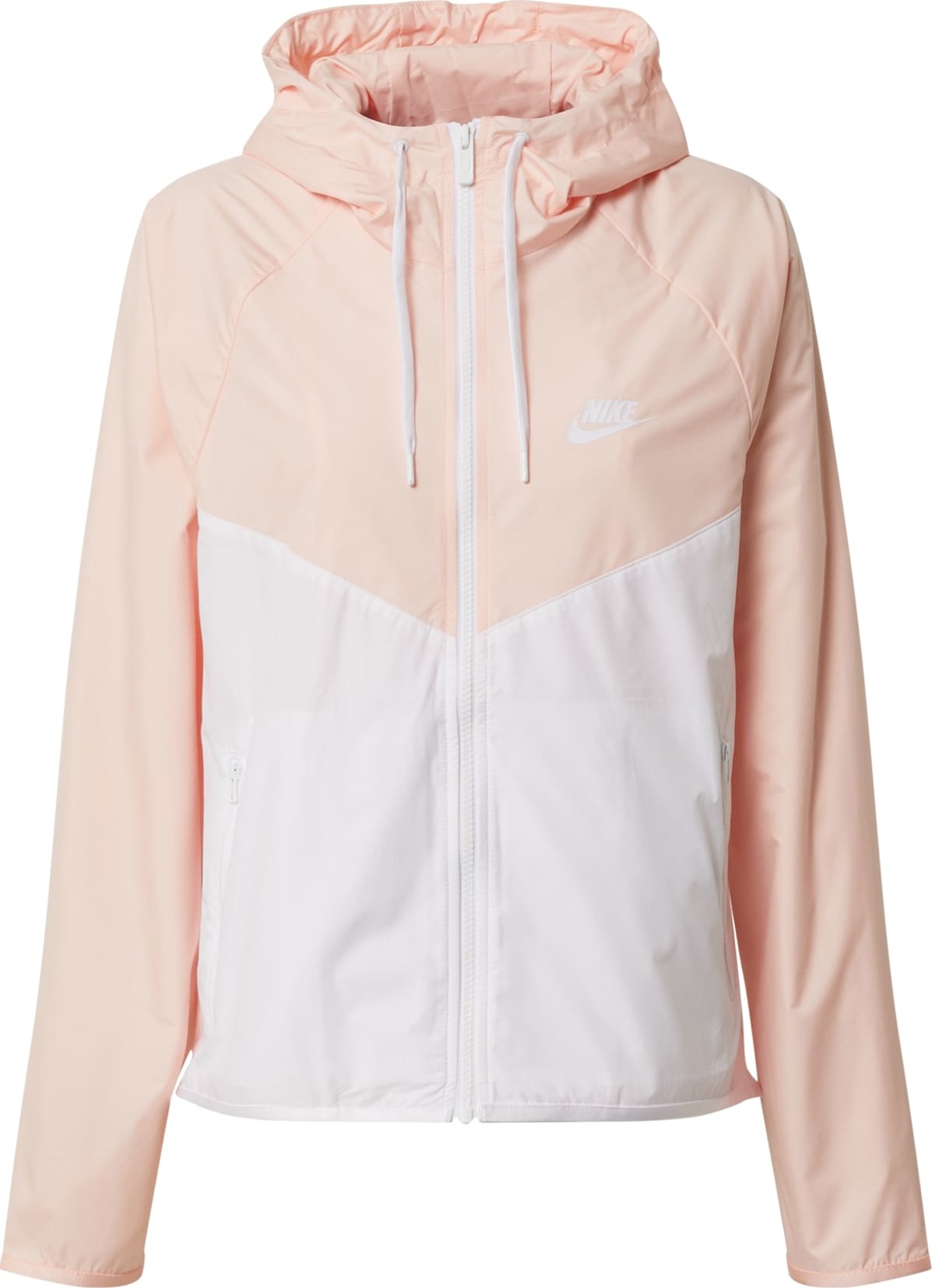 Nike Sportswear Přechodná bunda 'W NSW WR JKT FEM' světle růžová / bílá