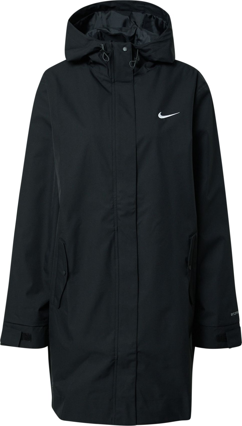 Nike Sportswear Přechodný kabát černá / bílá