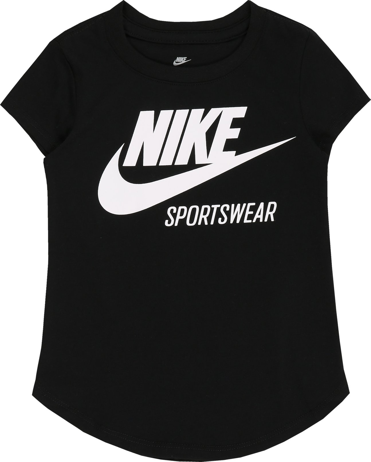 Nike Sportswear Tričko černá / bílá