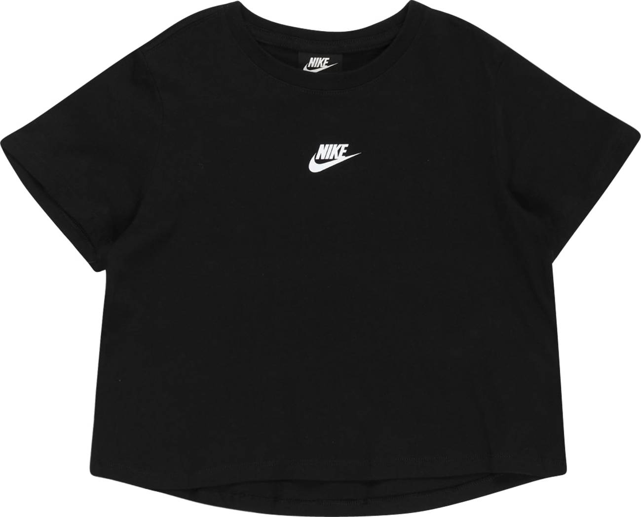 Nike Sportswear Tričko černá / bílá