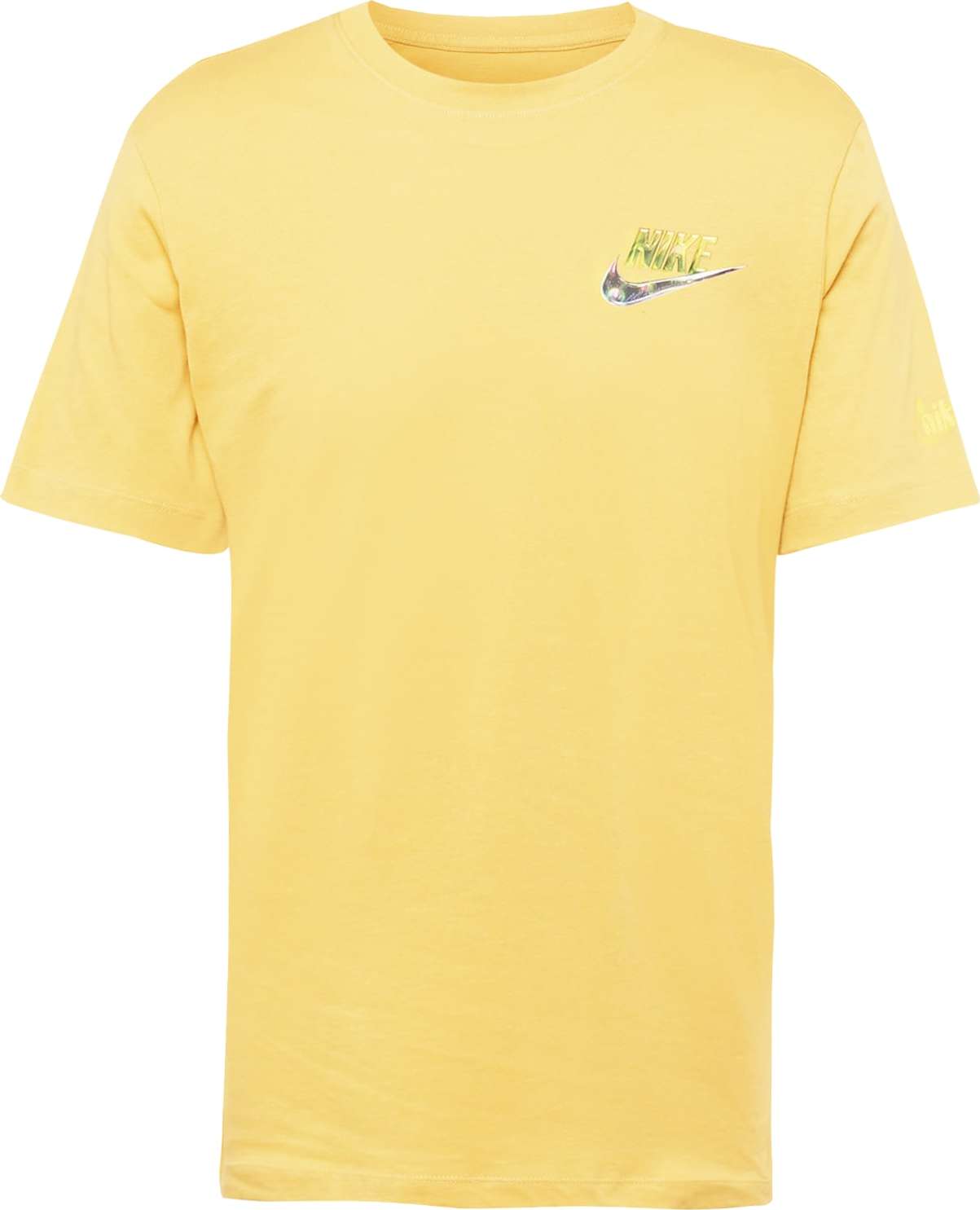 Nike Sportswear Tričko světlemodrá / zlatě žlutá / zelená / bílá