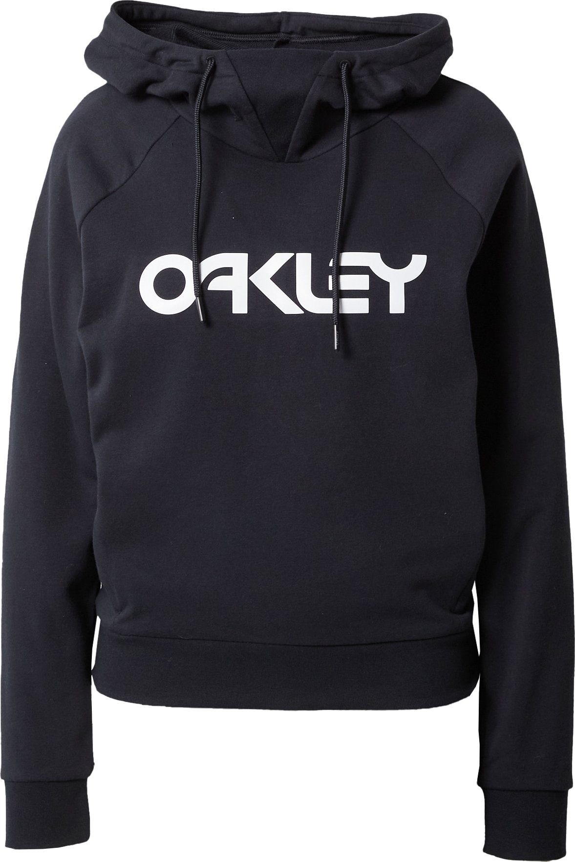 OAKLEY Sportovní mikina černá / bílá