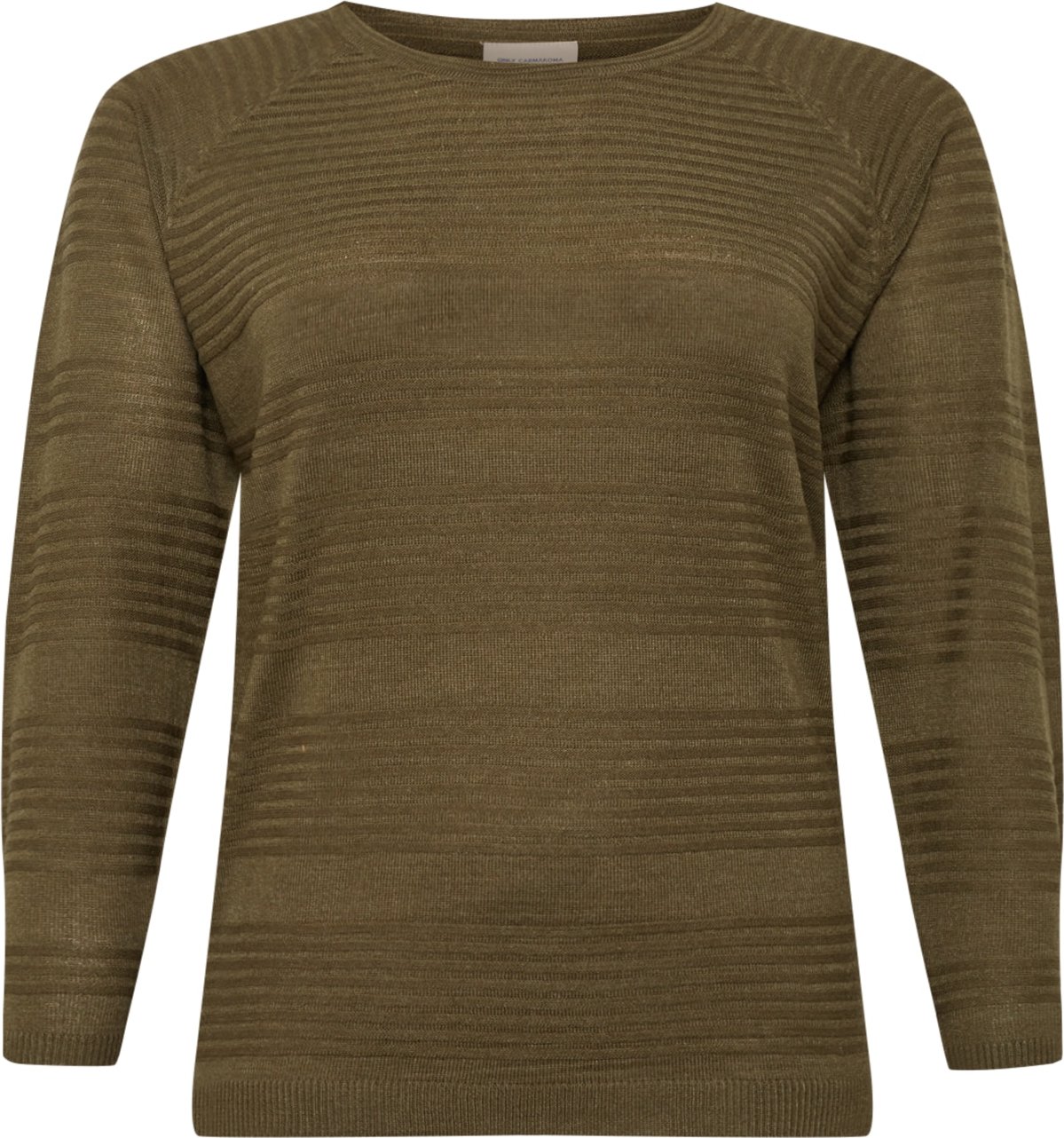 ONLY Carmakoma Svetr 'Airplain' khaki