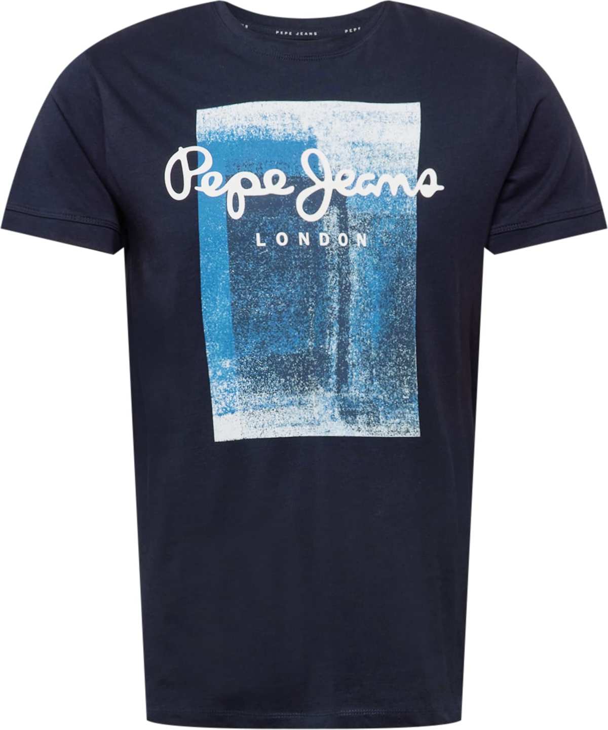 Pepe Jeans Tričko 'SAWYER' námořnická modř / světlemodrá / tmavě modrá / bílá