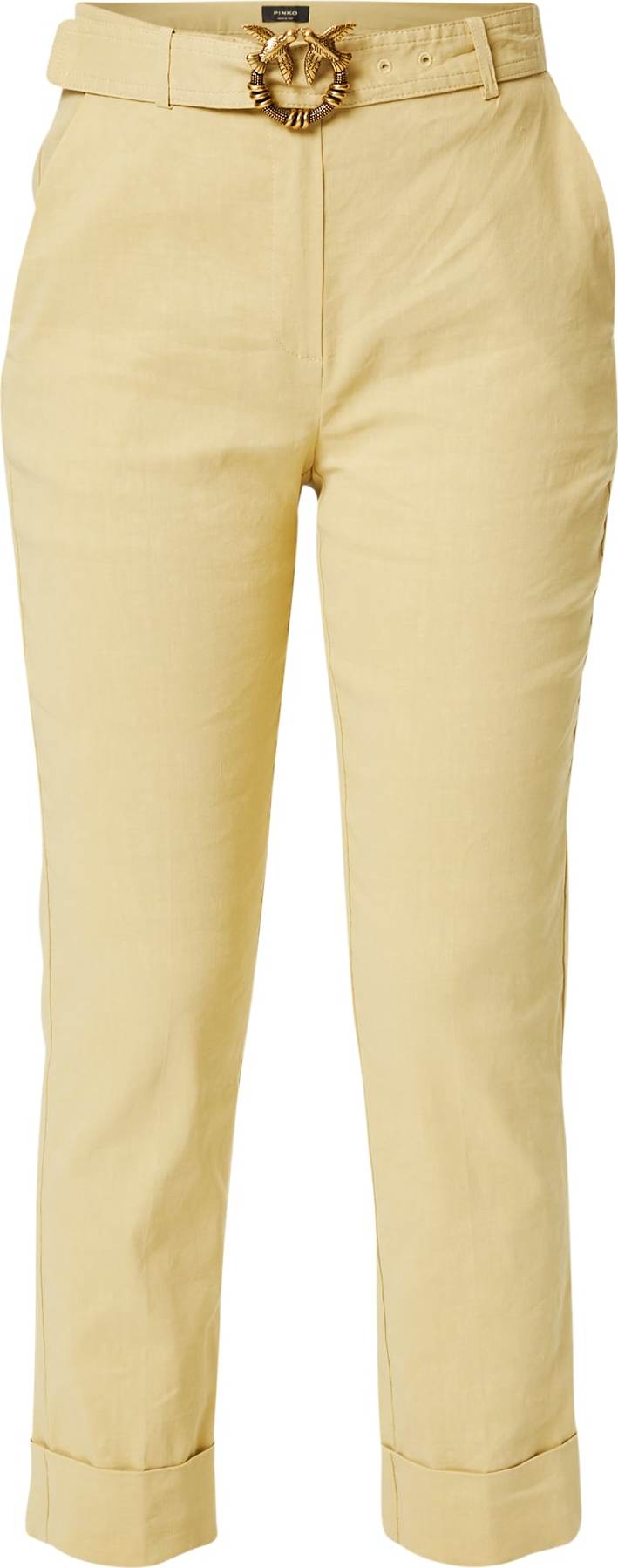 PINKO Chino kalhoty 'PLAZA' champagne