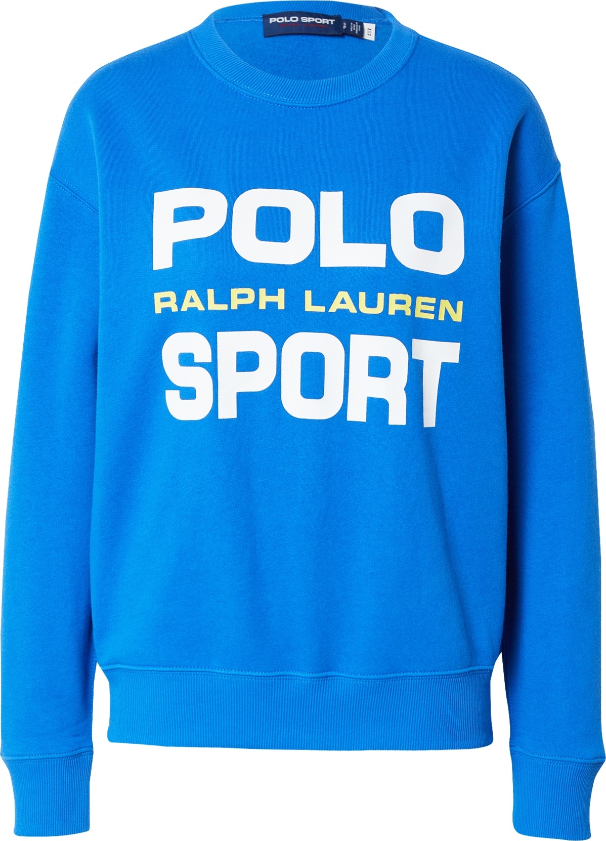 Polo Ralph Lauren Mikina modrá / světle žlutá / bílá