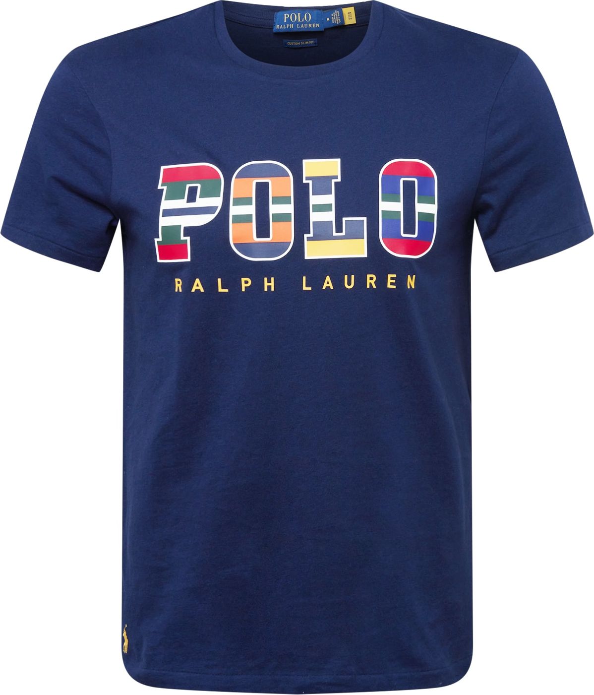 Polo Ralph Lauren Tričko námořnická modř / žlutá / zelená / červená